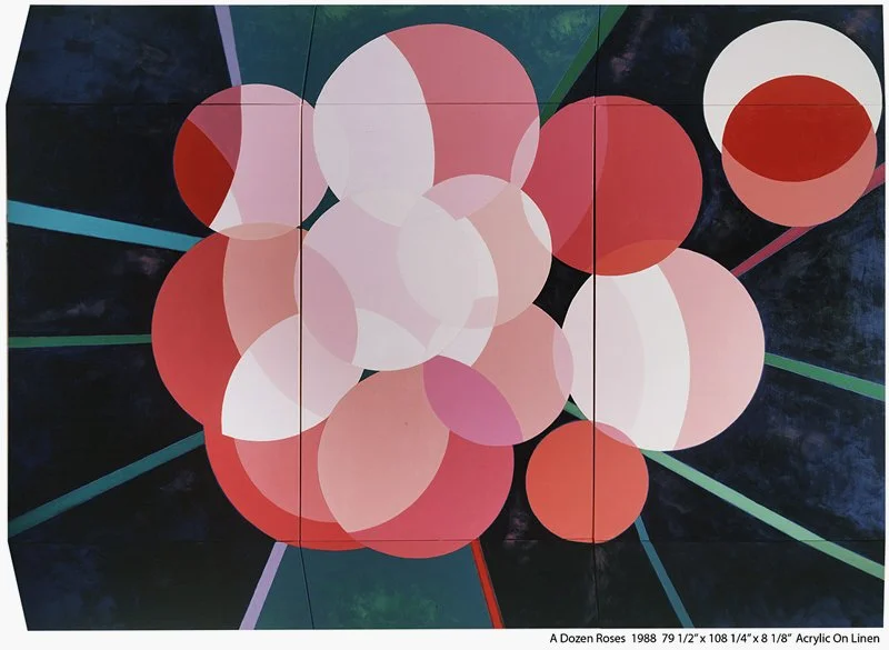 Marlene Siff - Westport, Connecticut -“A Dozen Roses” 
Acrylic on Linen
108 x 80 in