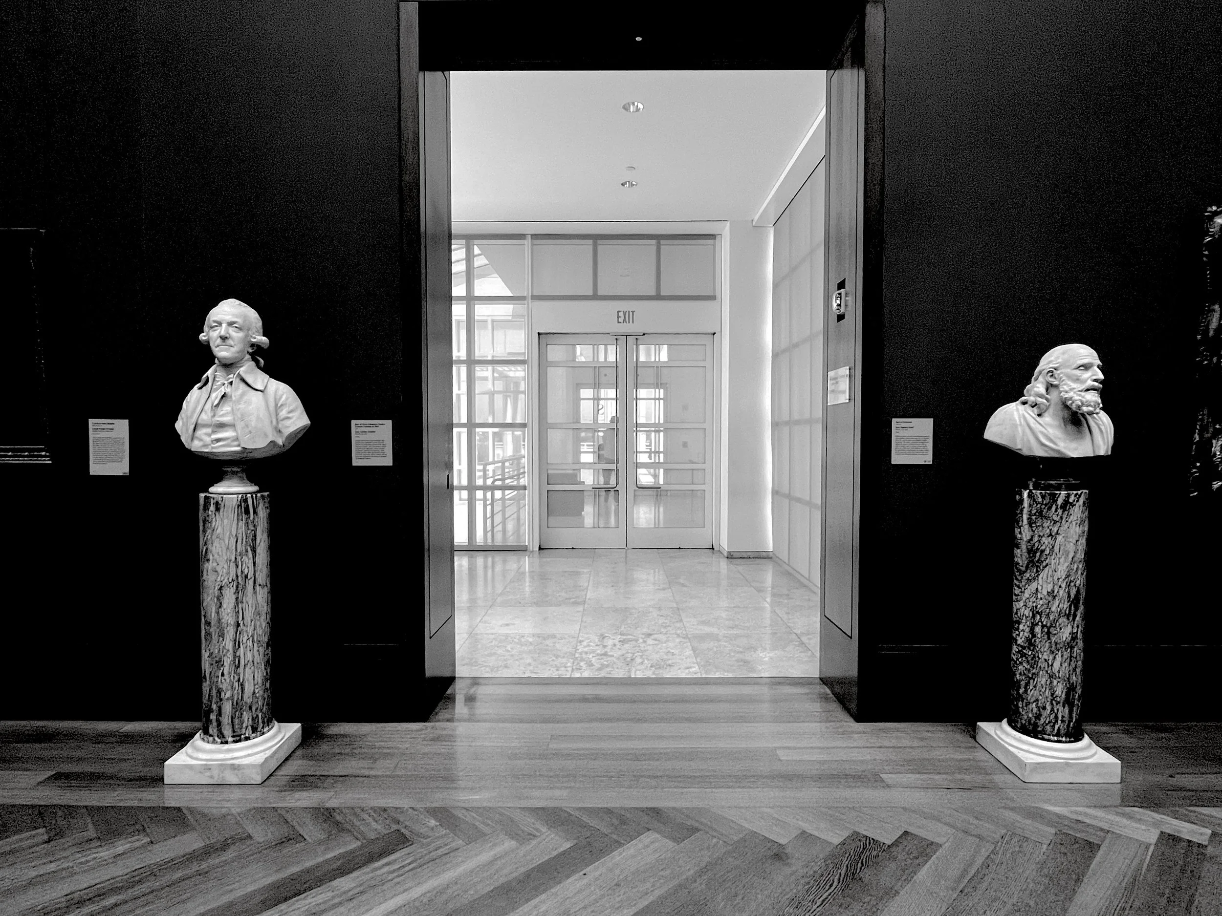 Karen Safer -
Playa del Rey, California. “Prominent Getty Busts”
Archival Pigment Print
32 x 24 in