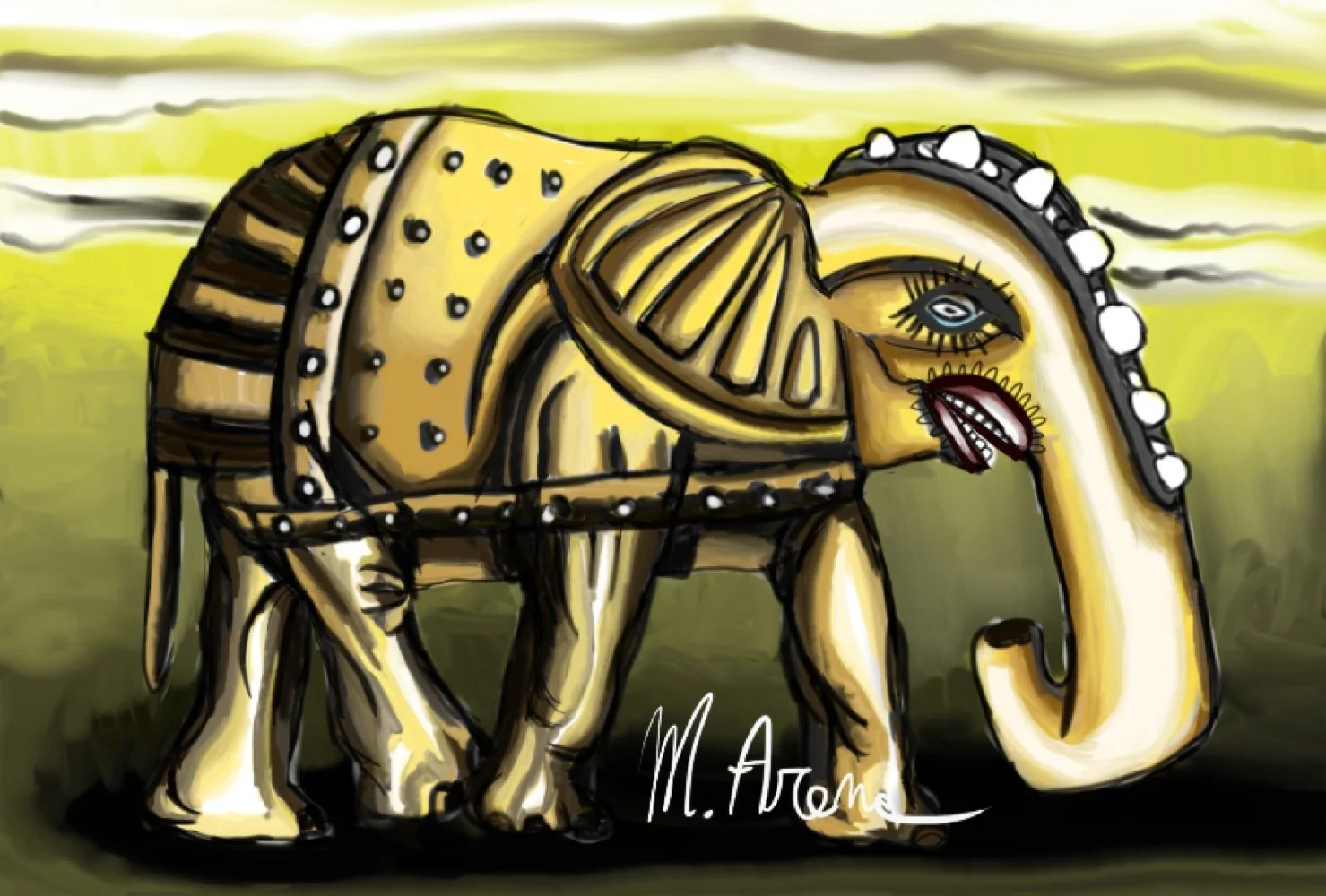 Mariaceleste Arena

"Yellow Elephant" 
Digital Art
40 x 30 cm