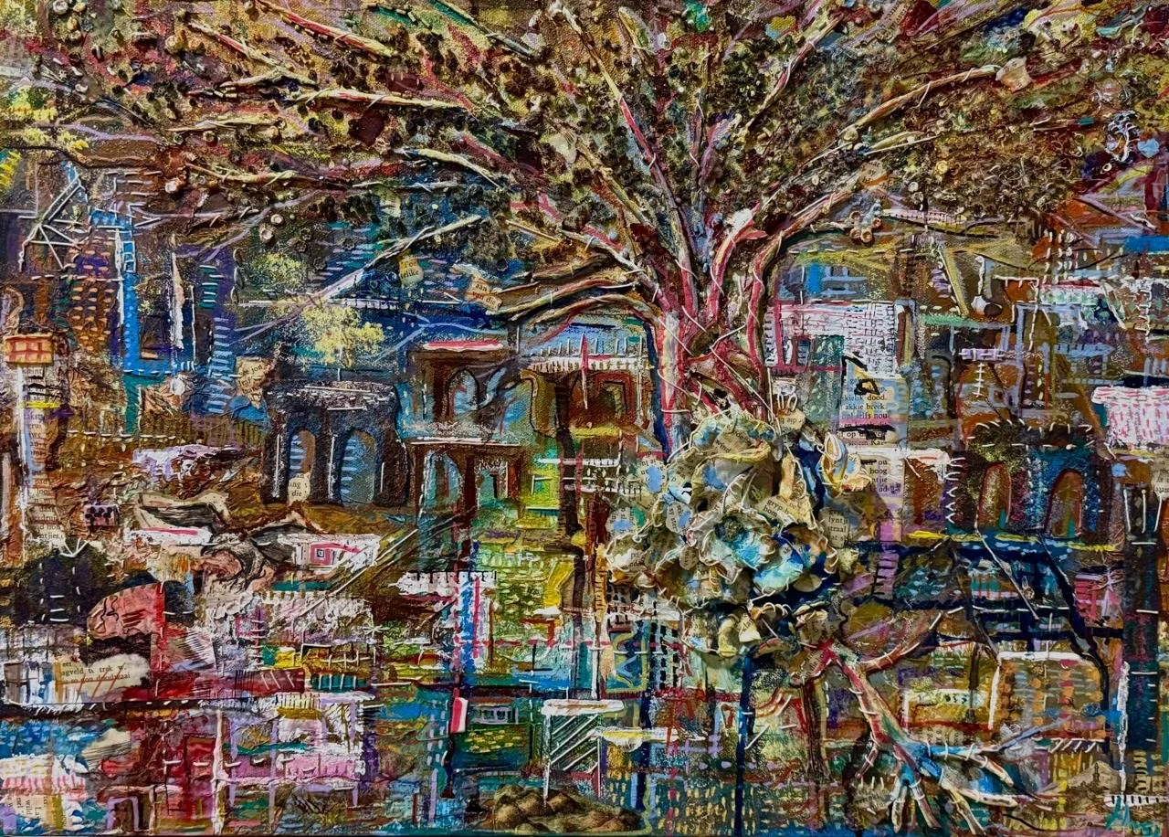 “WE BLOOM DIFFERENTLY UNDER SAME
SKY”, 2026 BY INGRID OPTHOF
60 CM X 40 CM, MIXED MEDIA
-
LOCATION: DUBAI 
HTTPS://WWW.INSTAGRAM.COM/THEA.ARTISTANDTHERAPIST