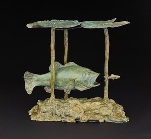 Kathie Cox - 

Athens, Texas. "Below The Surface" 
Bronze
11 x 16 in