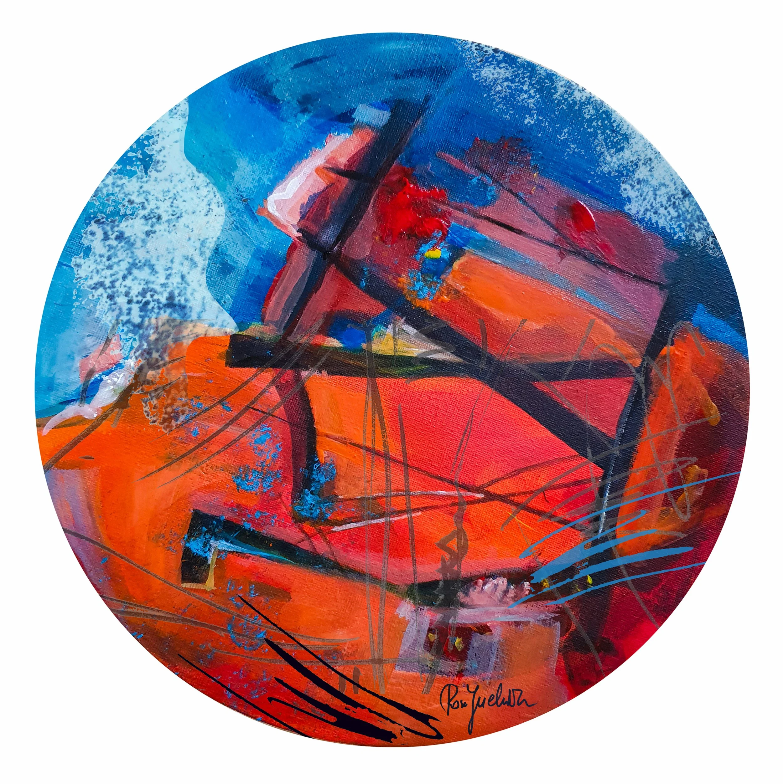 Rosa Juchniewicz
Germany

“Weightlessness,” 2026
Mixed Media 
50 x 50 in