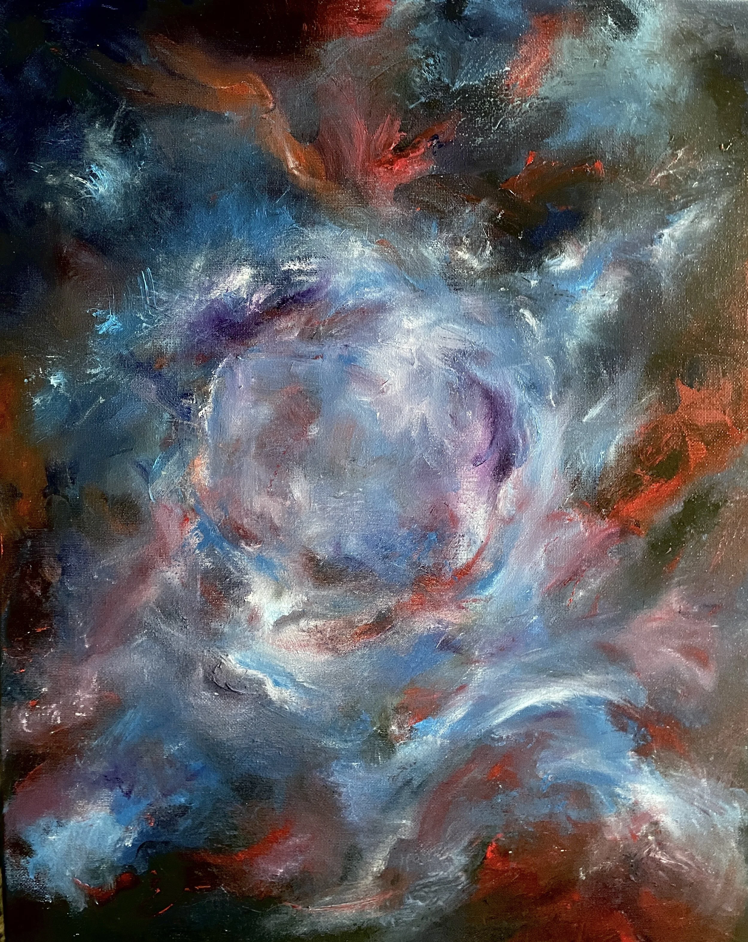 Catherine Renzi - 
Maryland.

"Night Vision" 
Oil on canvas
16 x 20 in