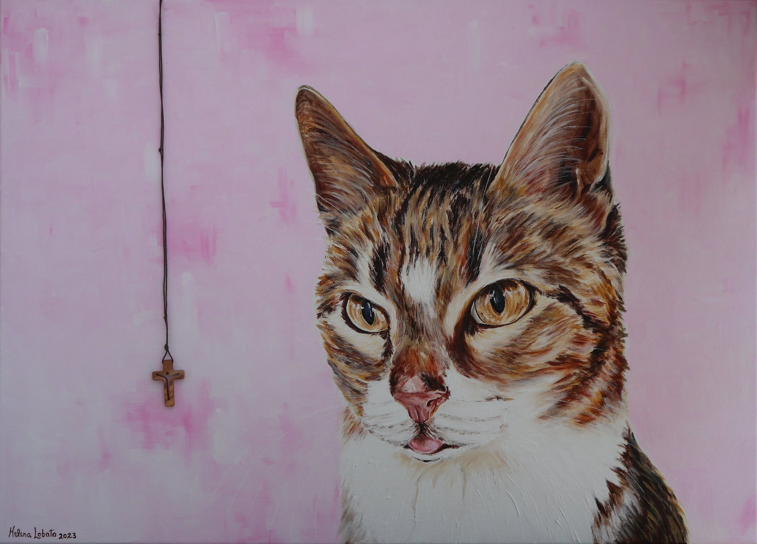 Helena Lobato  - 

"Fénix / Phoenix," 2023
Oil on canvas
50 x 70 cm