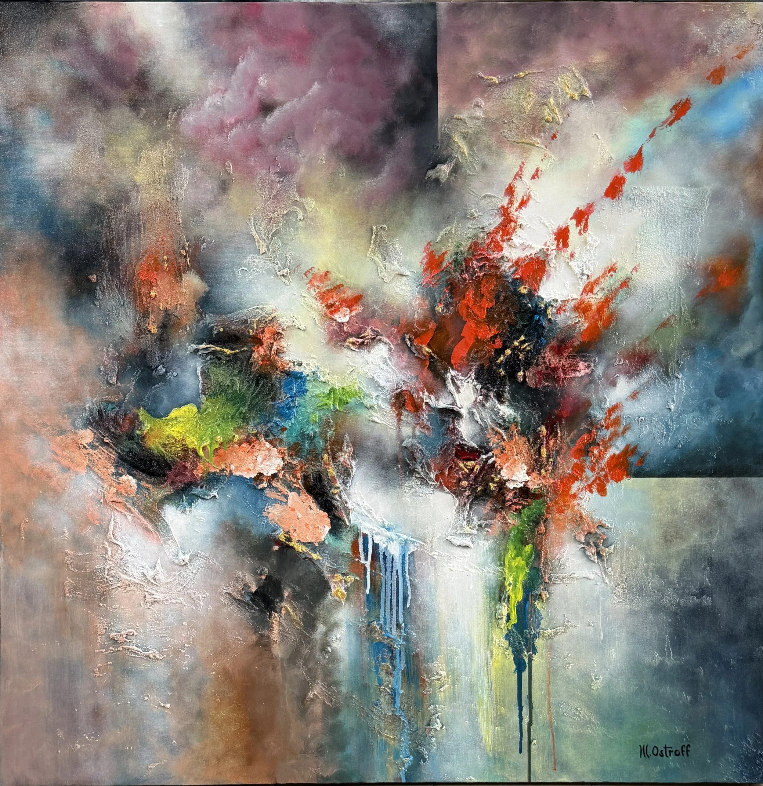 Marisa Ostroff
Arizona
"Sonoran Summer Monsoon," 2026
Acrylic, Mixed Media
36 x 36 in
