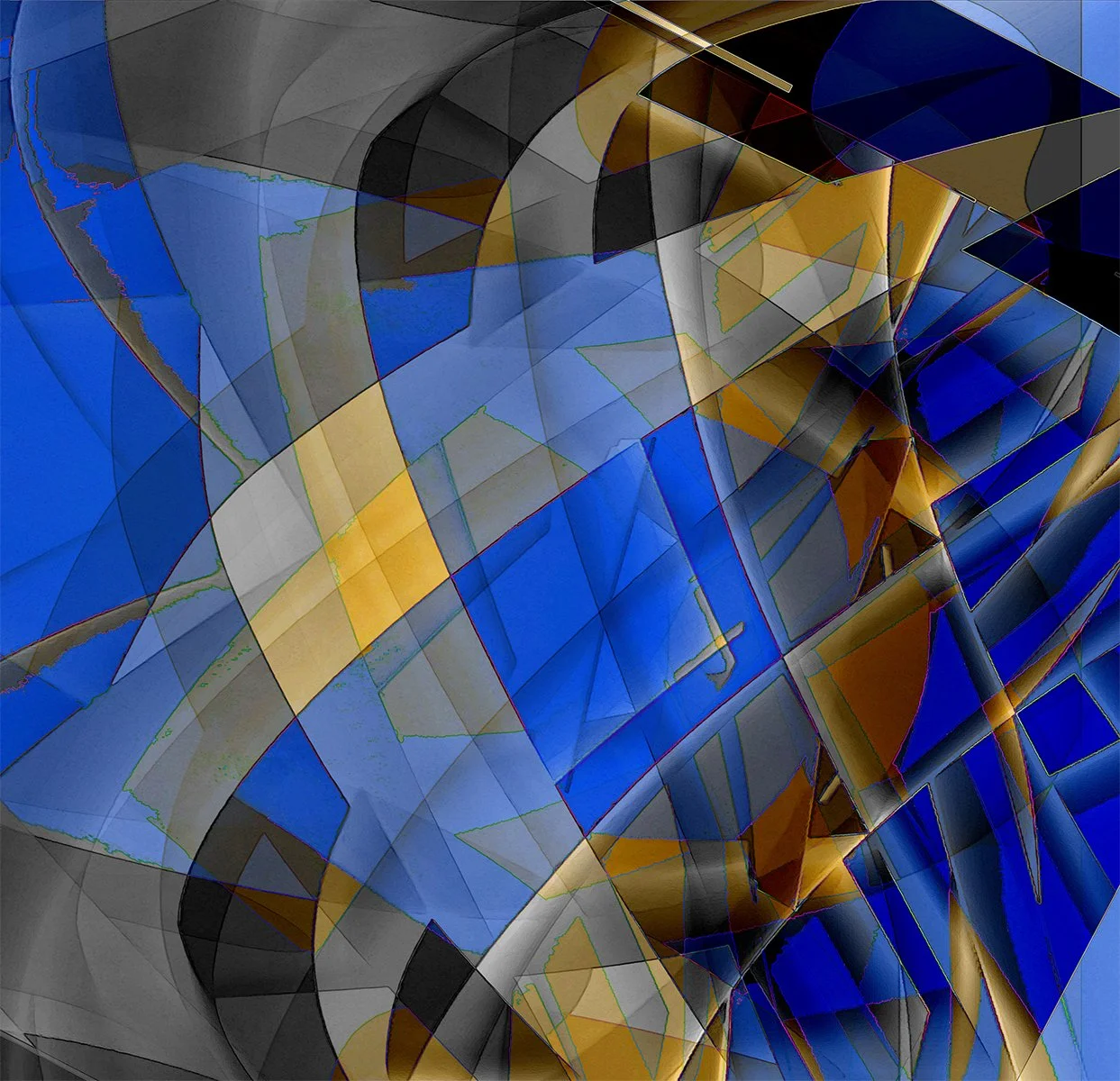 Brian Gugino - New York - "Under the El” 
Digital Composition
24 × 24 in
