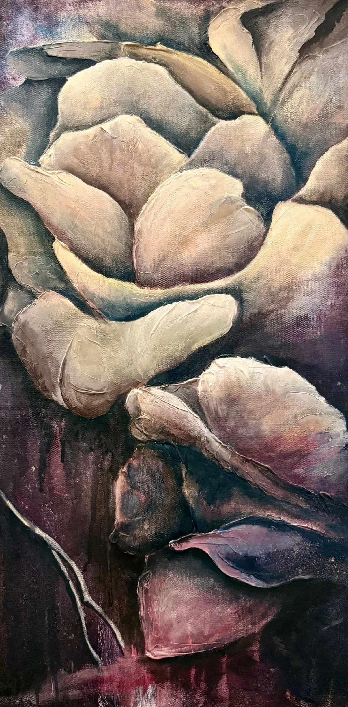 Lana Vladi
New York, New York

“Pale Variations of the Dark Bloom,” 2026
Mixed Media
15 x 30 in