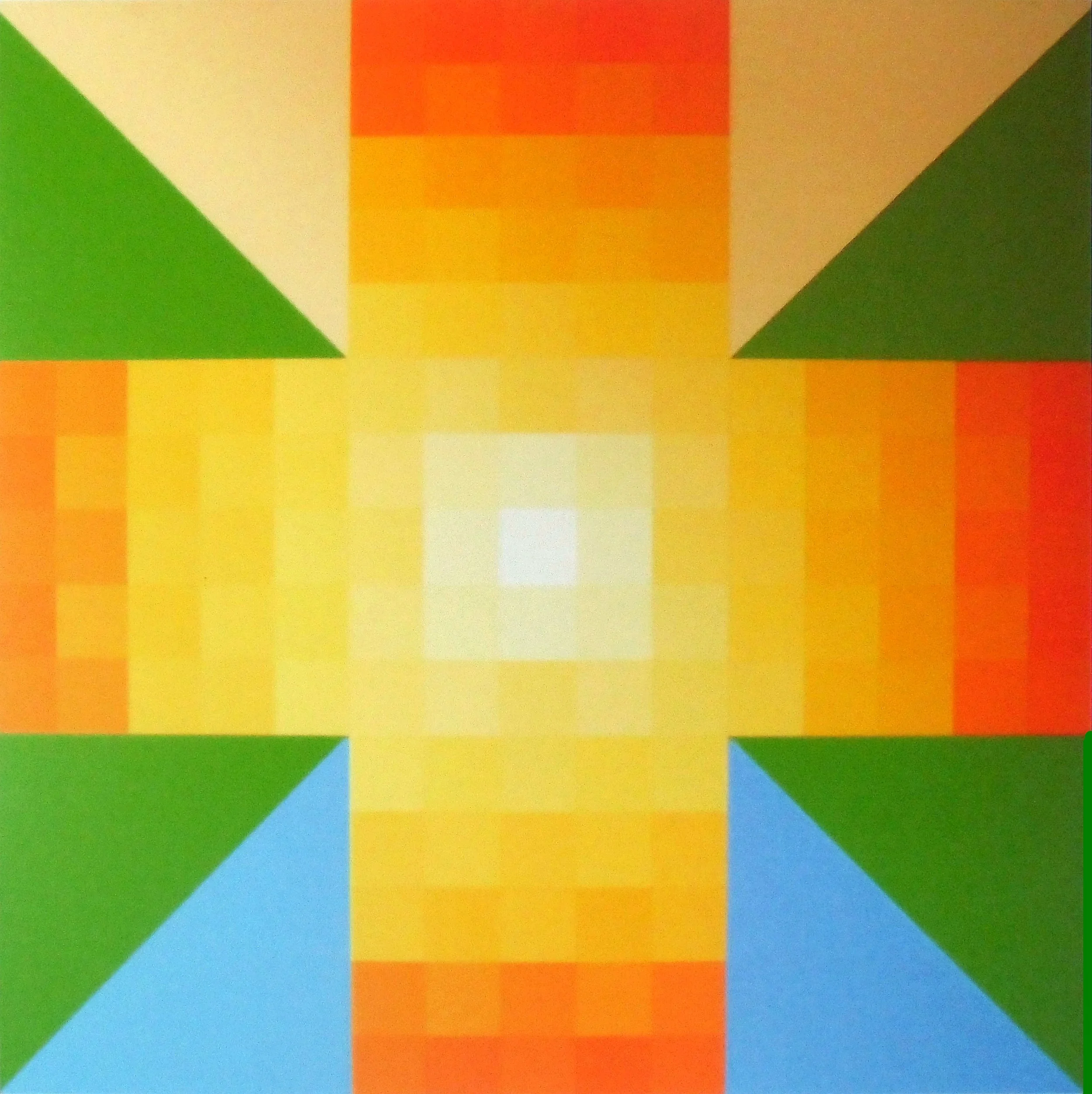 Michael Wagner
"Zentrales Licht," 2026
Acrylic on canvas
100 x 100 cm