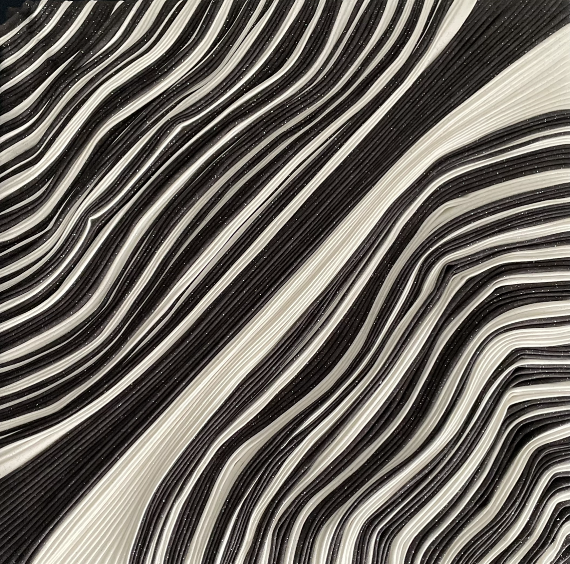 Joelle Bilisari - 
Louisville, Kentucky.
"Lunar Harmonics"
Textile
16 x 16 in