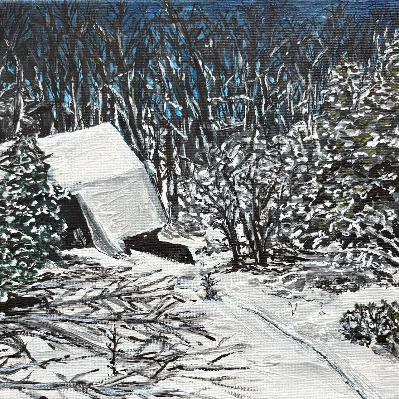 “NORTHERN MOON”, 2024 BY CULBERTSON
ART
9 IN X 12 IN. ACRYLIC AND MARKER ON
CANVAS.
-
LOCATION: SURPRISE, AZ (USA)
HTTP://WWW.CULBERTSONART.COM
