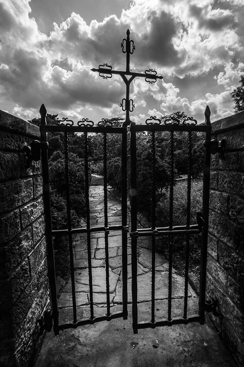 “National Cathedral Garden Gate” 12 in x 18 in photography