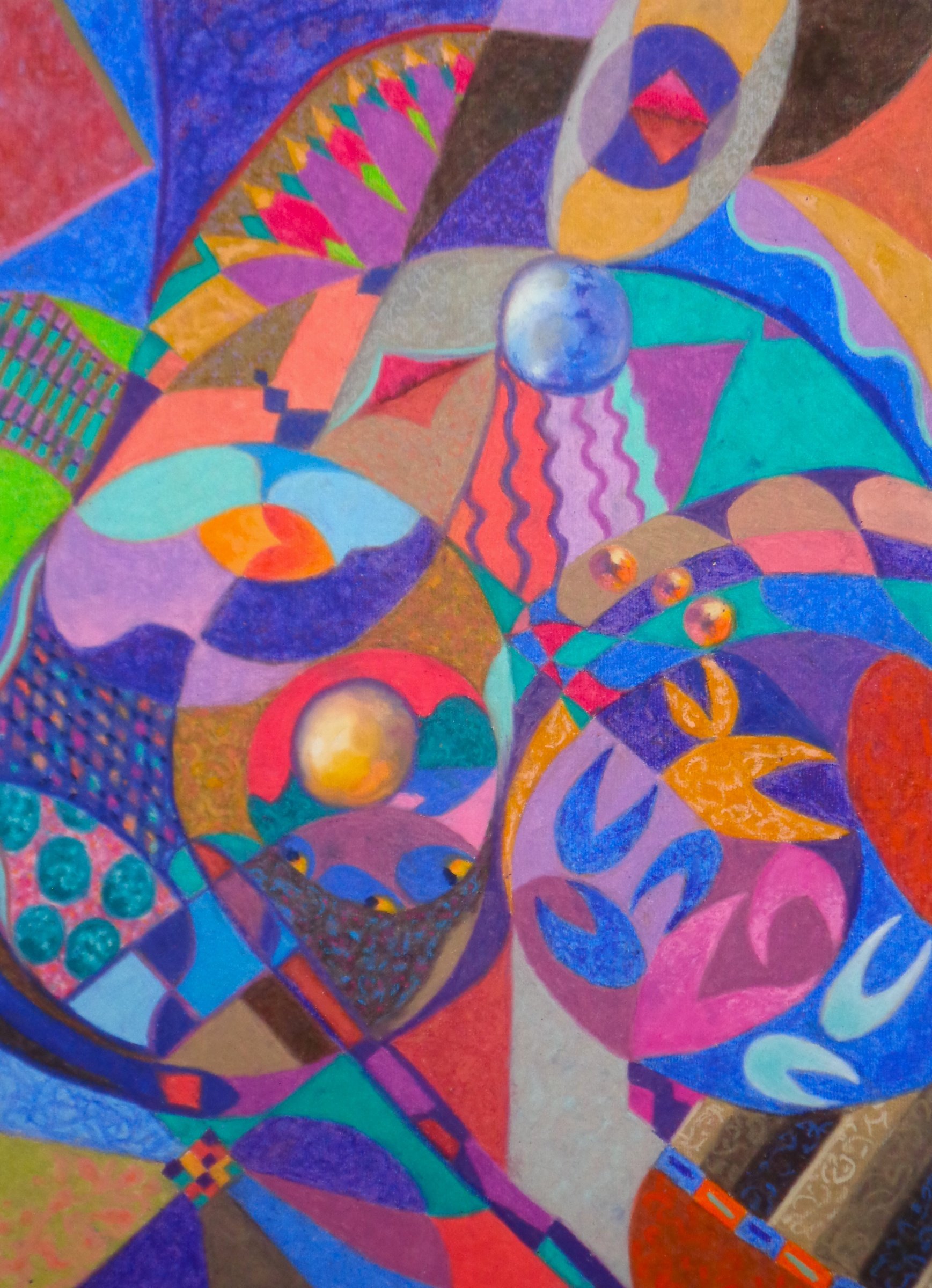 Terry Jackson - Saint Louis, Missouri - “No Title” 
Oil pastel on paper
24.09 × 18 in