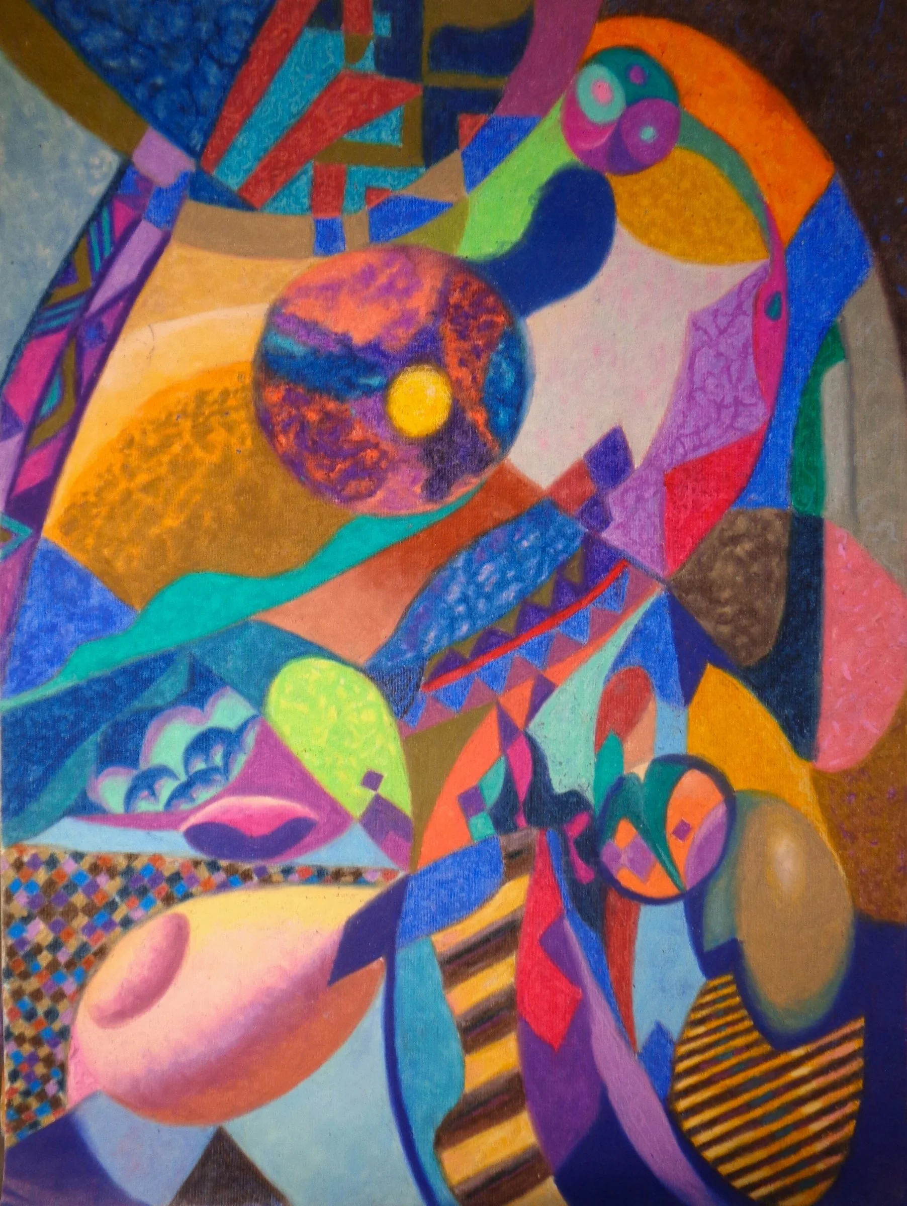 Terry Jackson - Saint Louis, Missouri - "No Title 425” 
Oil pastel on paper
24 × 18 in