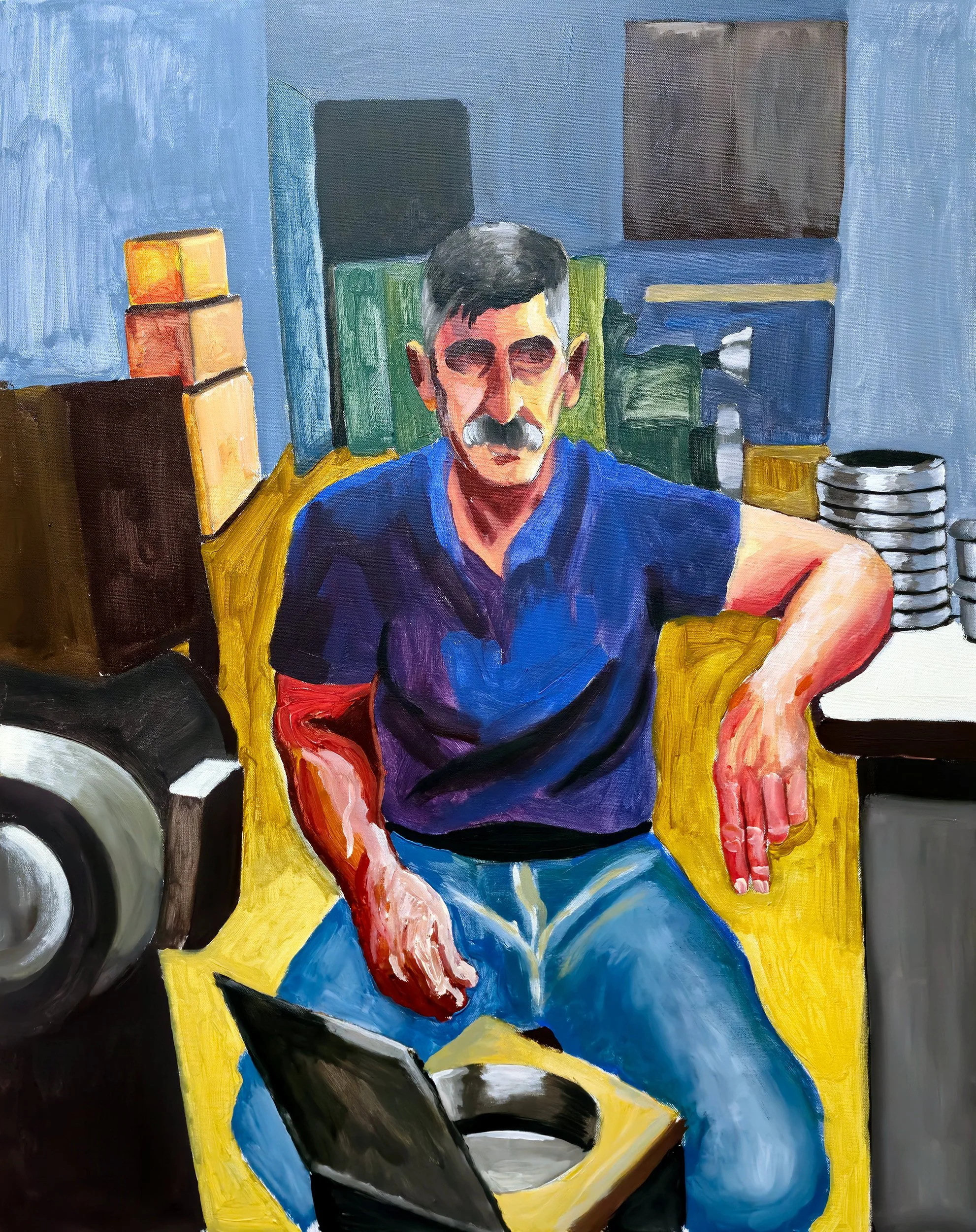 “ABOU ALI.”, 2025 BY MOUSHEGH
KARAVARTANIAN
50 CM X 70 CM, ACRYLIC ON CANVAS
AVAILABLE FOR PURCHASE: $750
-
LOCATION: BEIRUT, LEBANON
HTTPS://WWW.KARAMOUSH.COM
