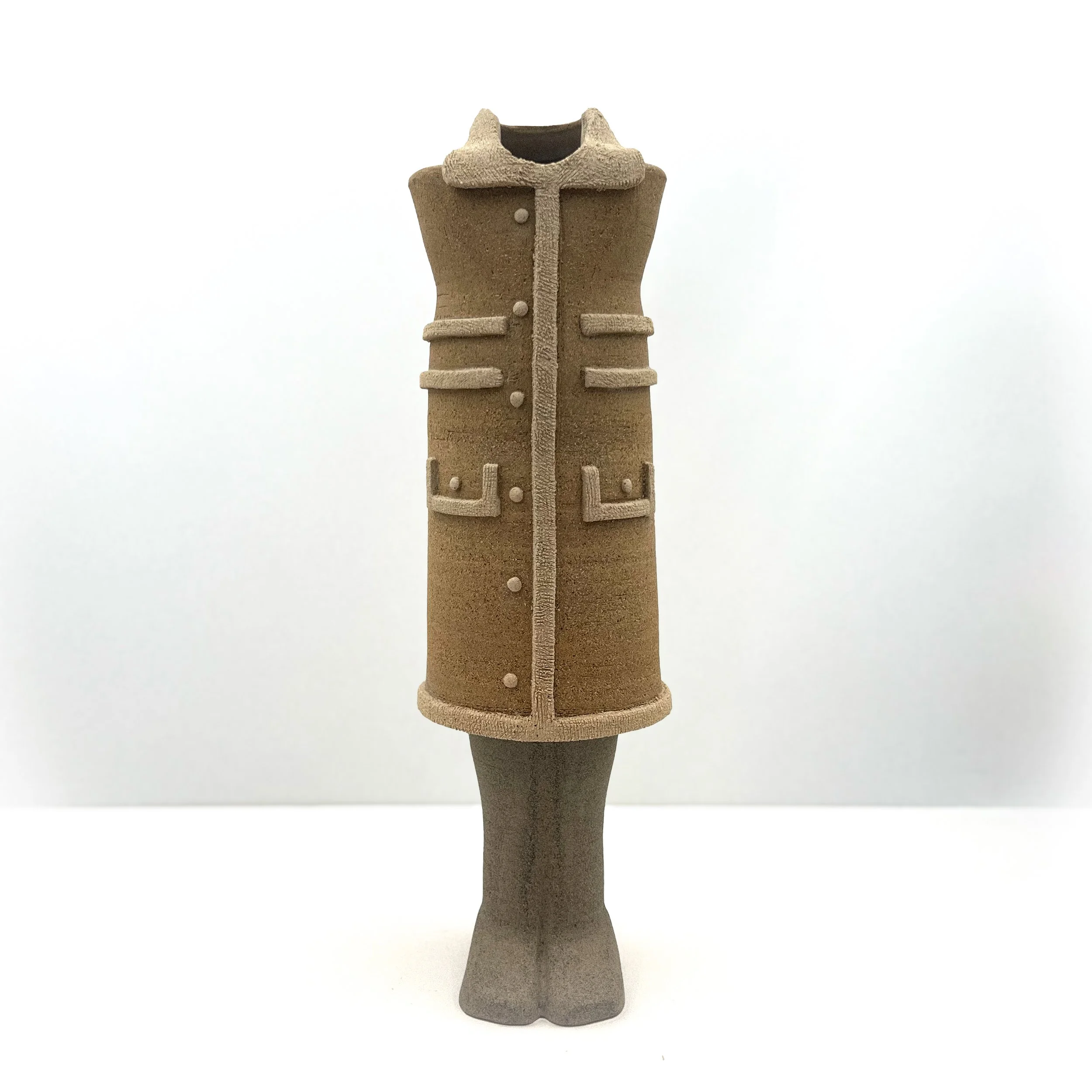 “SHEARLING”, 2025 BY GUY HIVRONI
35 CM X 10 CM. CLAY, WHEEL THROWING, AND
HAND-SCULPTING 
-
LOCATION: JERUSALEM
HTTP://WWW.INSTAGRAM.COM/RONITANDGUY/