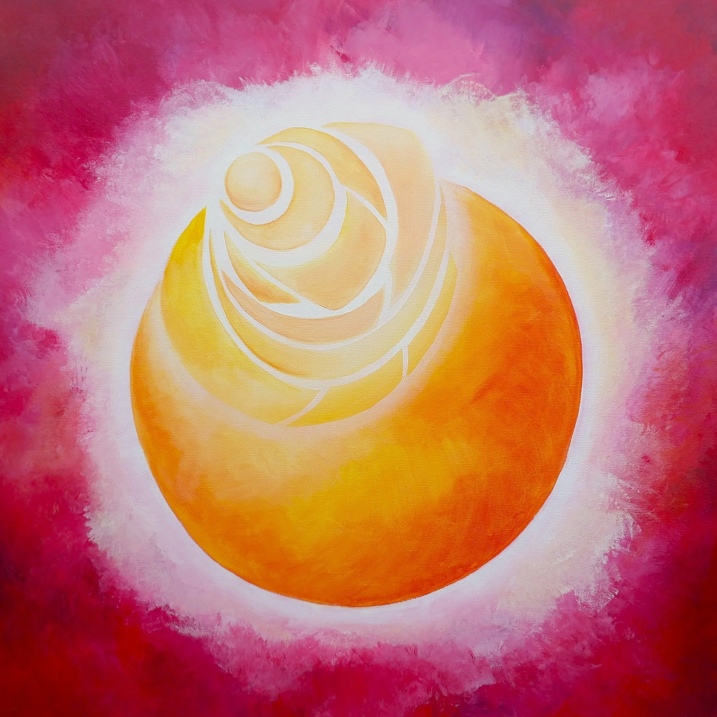 Jennifer Hannigan-Green - Benton Harbor, Michigan - "Falling into Place” 
Acrylic on Canvas
24 × 24 in