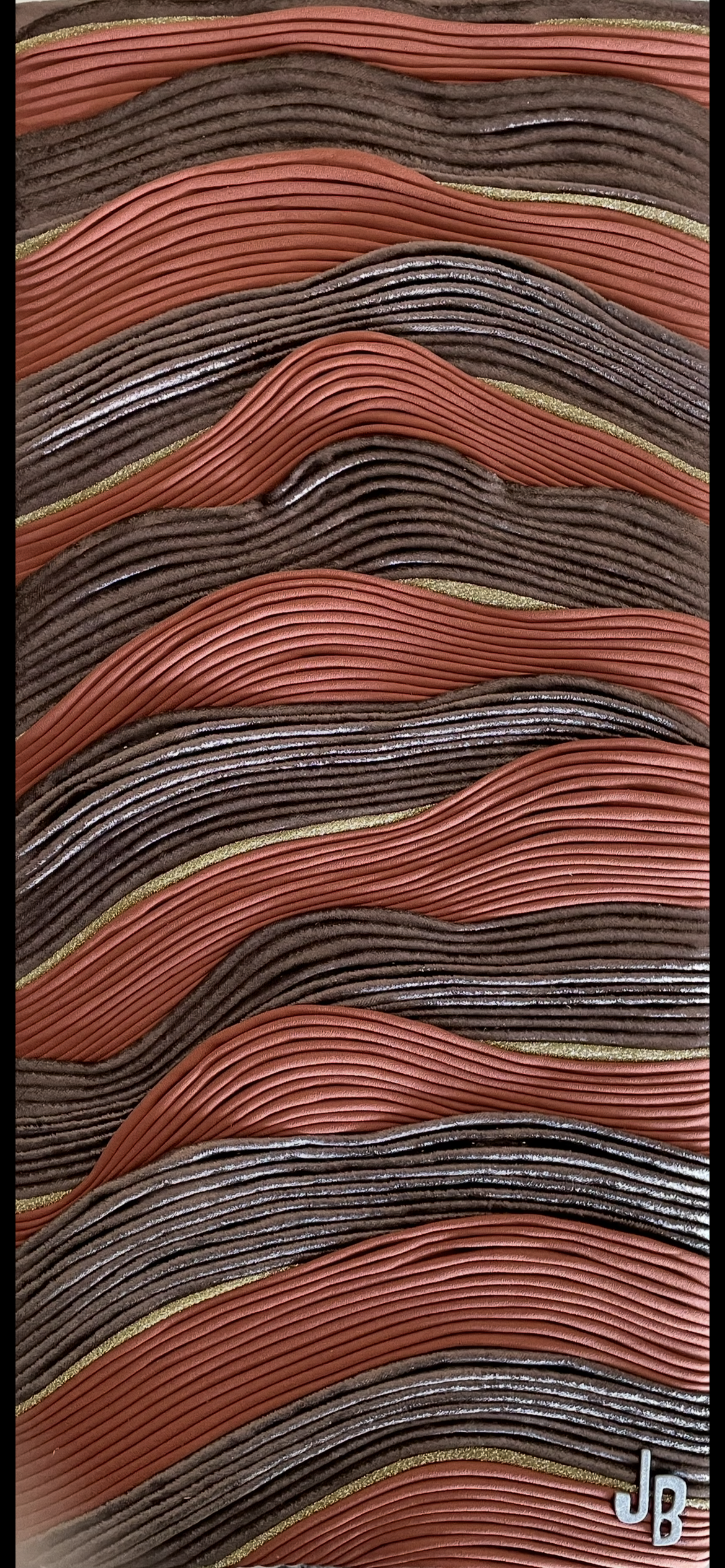 Joelle Bilisari - Louisville, Kentucky - "Warm Tides” 
Textile
22 x 10 in