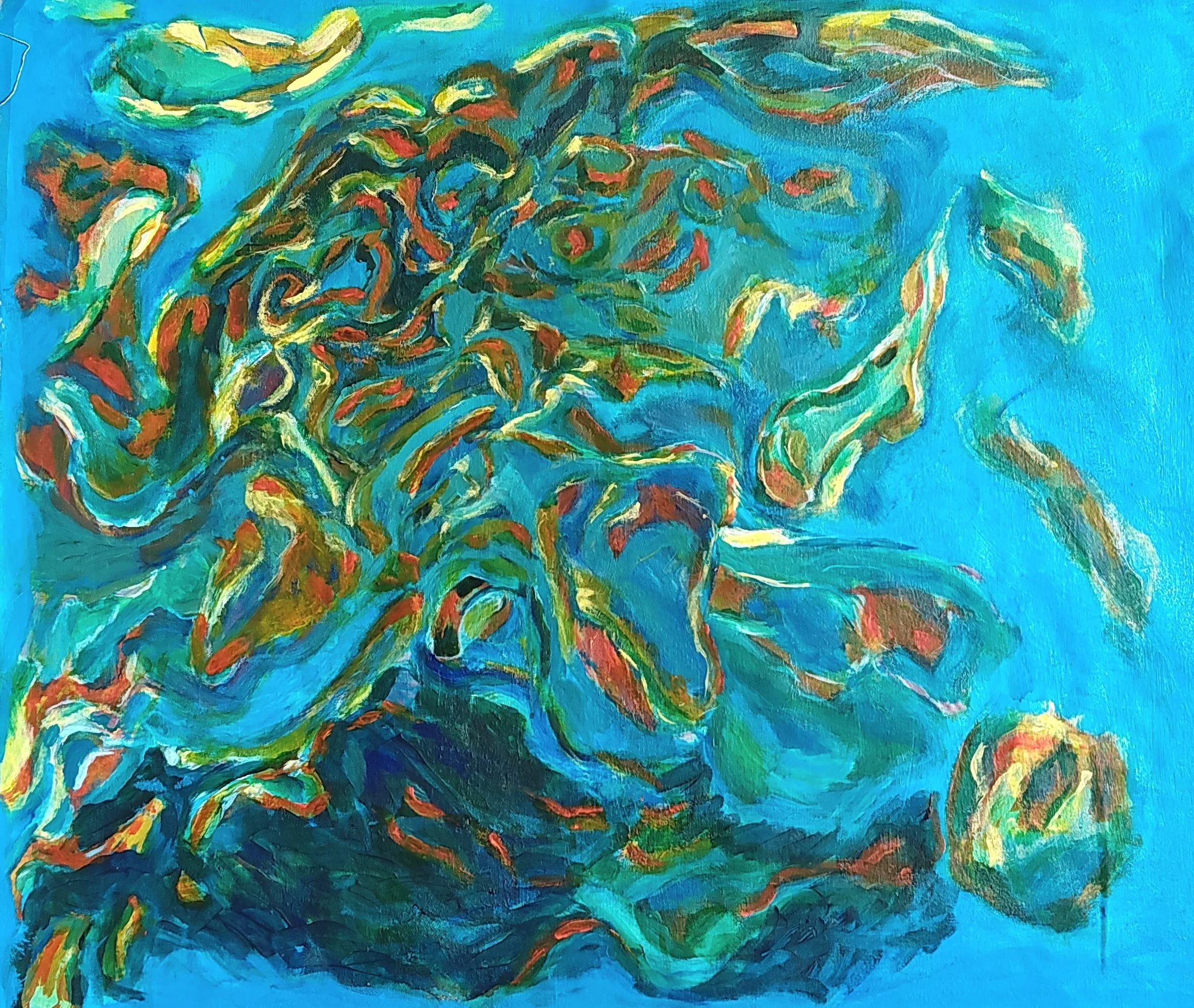 Glen Sparer - 
Albania.

"Collateral Damage" 
Acrylic on canvas
100 x 80 cm