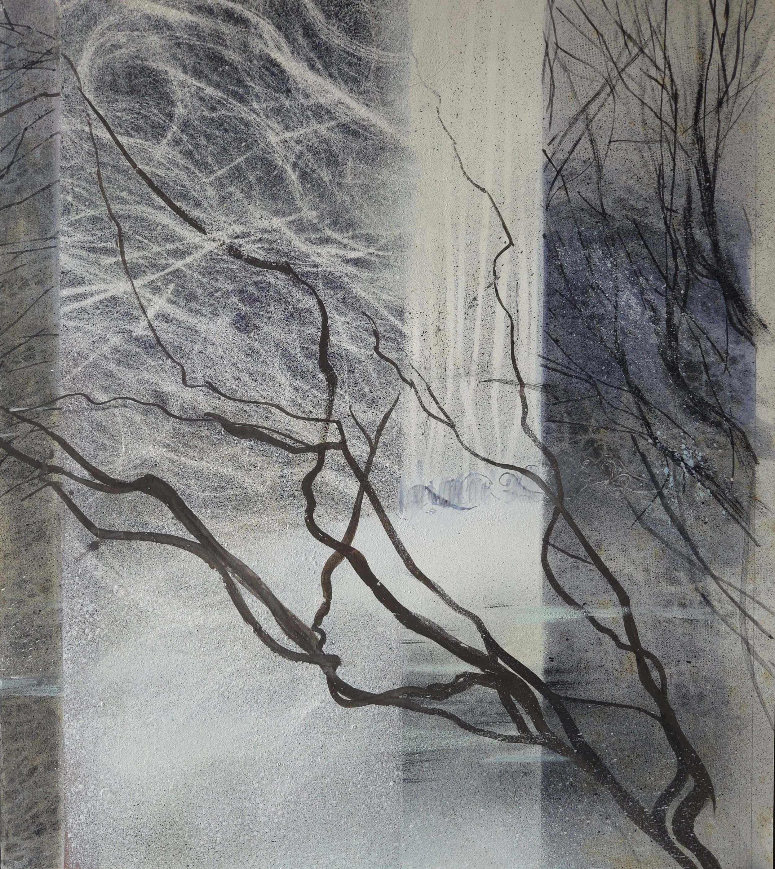 “WINTER WINDOW, SNOW WIND
BREATHING”, 2011 BY OLGA & ELENA
BUDAEVA
43 CM X 48.5 CM. MIXED TECHNIQUE ON
PAPER.
-
LOCATION: MOSCOW, RUSSIA
HTTPS://OEBUDAEVA.WIXSITE.COM/OLGAELENABUDAEVA 