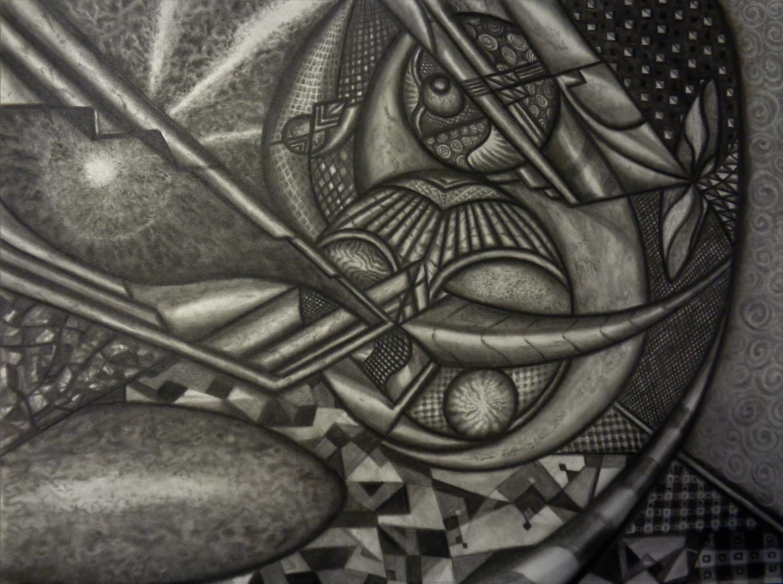 Terry Jackson - 
Saint Louis, Missouri. 
“DSC00133 Infinity”
Designer pencil on paper
23.05 x 18 in