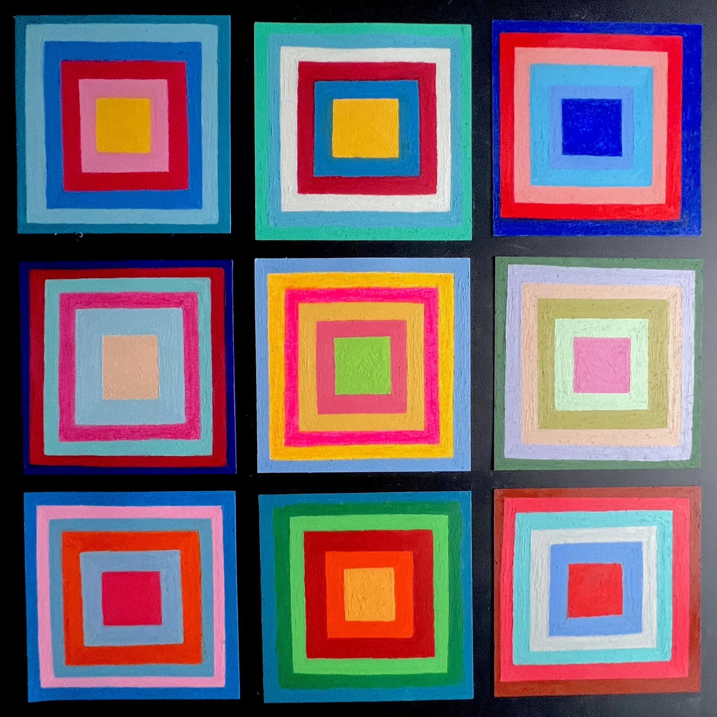 Jack Farkas - Seymour, Connecticut - "08. 06. 26.” 
Oil Pastel on 140# Cotton Paper
32 × 32 in