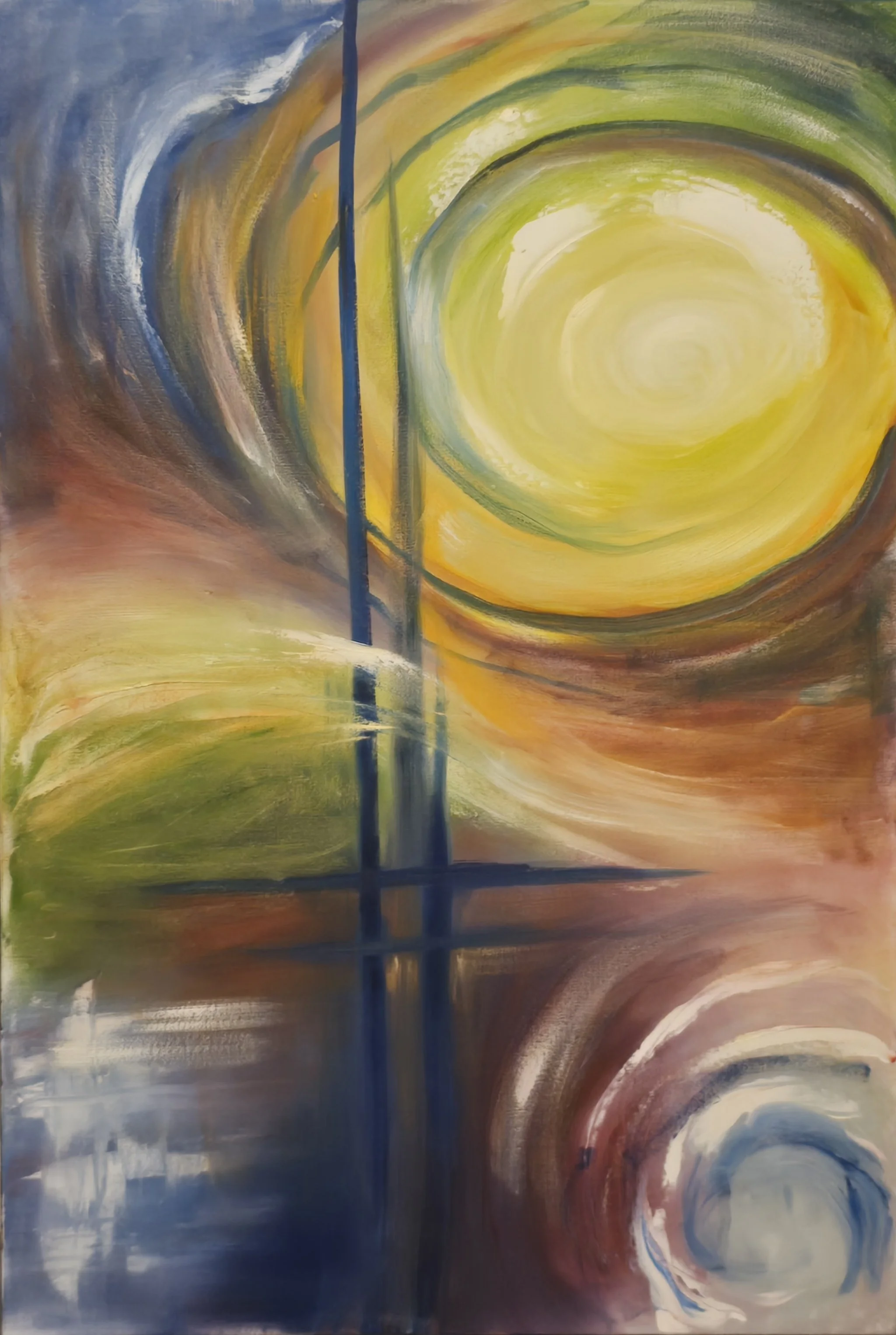 Teresa Fuller Kenton - Snellville, Georgia - “Time and Space” 
Oil on canvas
24 × 35.77 in