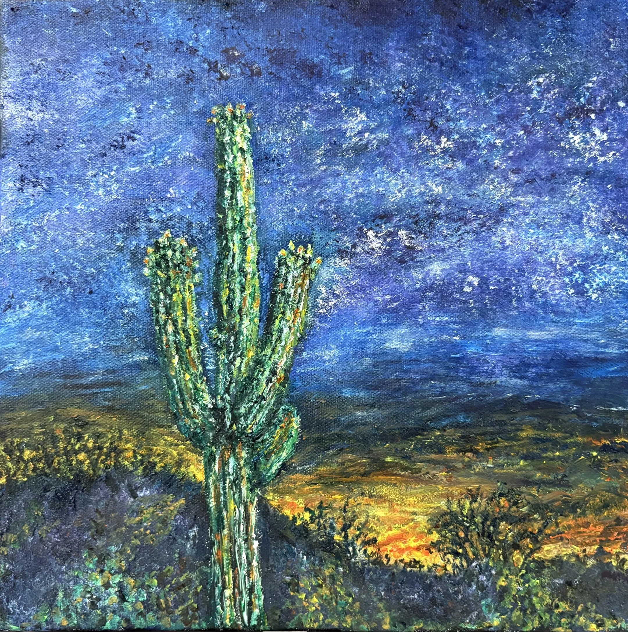 Geoff Culbertson
Arizona
"Setting Sun," 2025
Oil
12 x 12 in