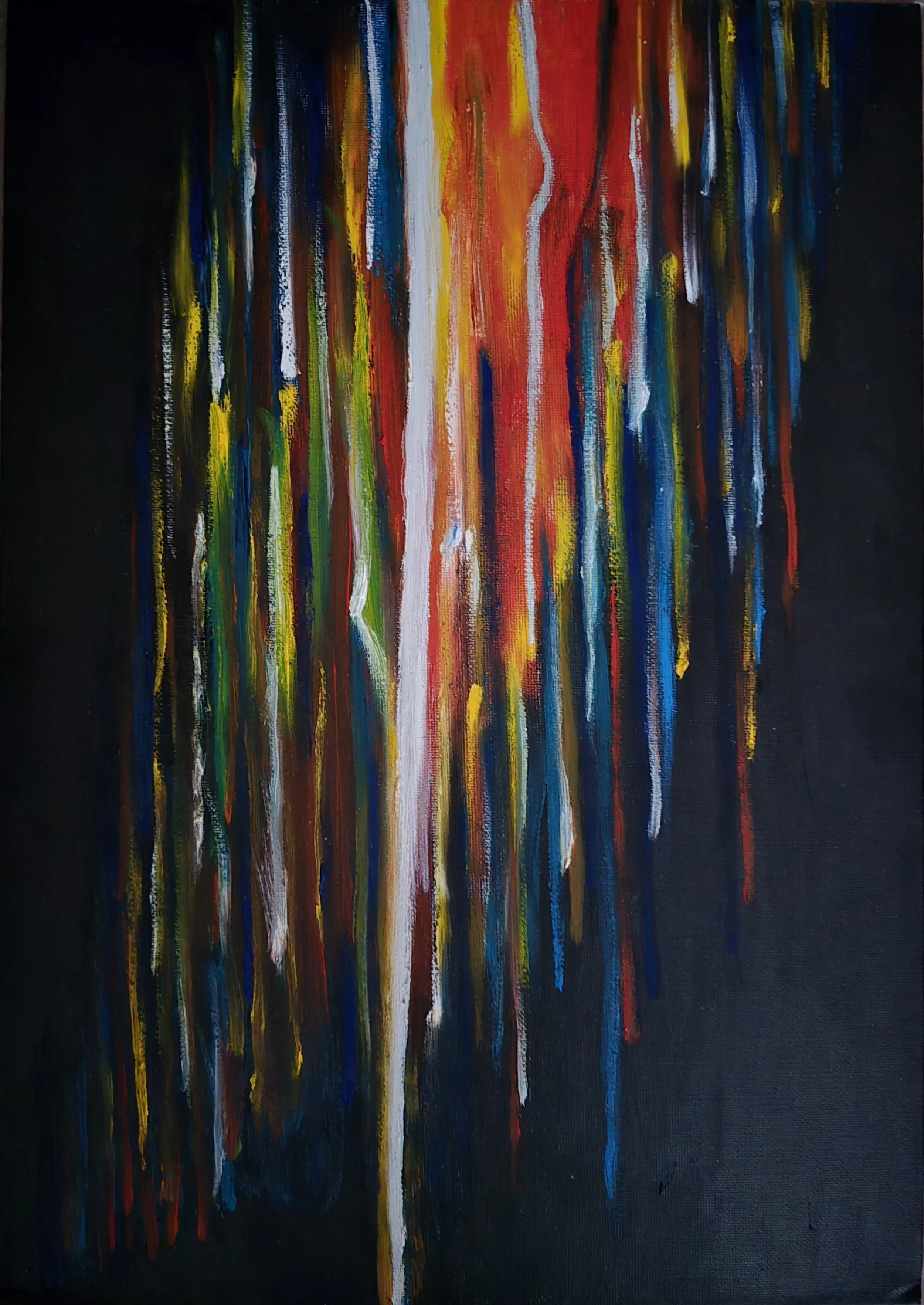 Valentina Ritorova
"Reminiscence," 2026
Acrylic & texture paste on cardboard
30 x 40 cm