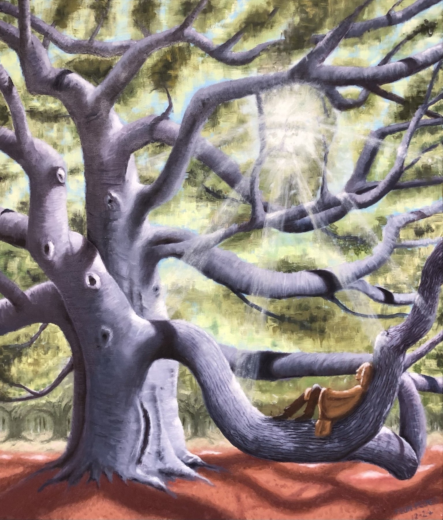 Teunis Ploeg
Elspeet, Netherlands
"Daydreaming," 2024
Oil on canvas
60 x 70 cm