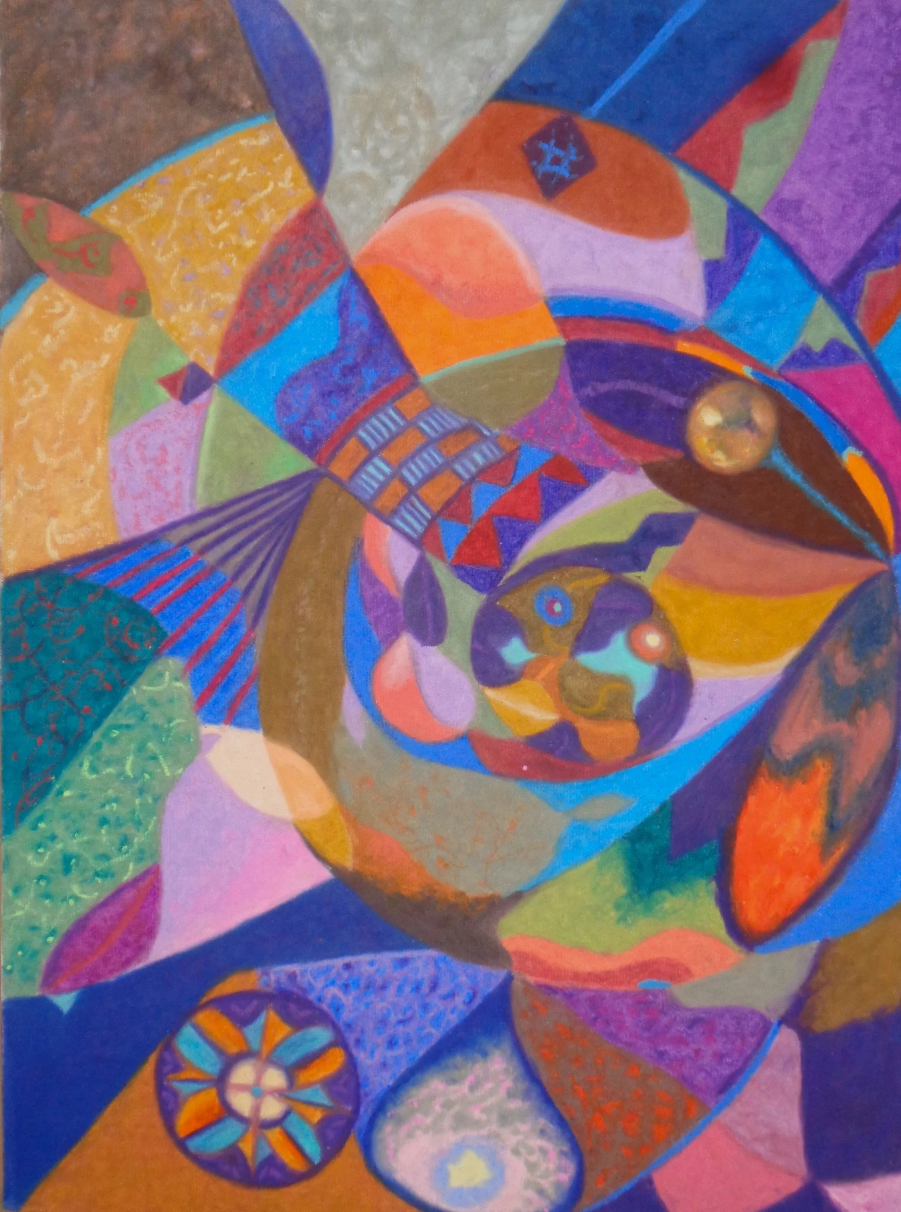 Terry Jackson - Saint Louis, Missouri - “No Title” 
Oil pastel on paper
24 × 18 in