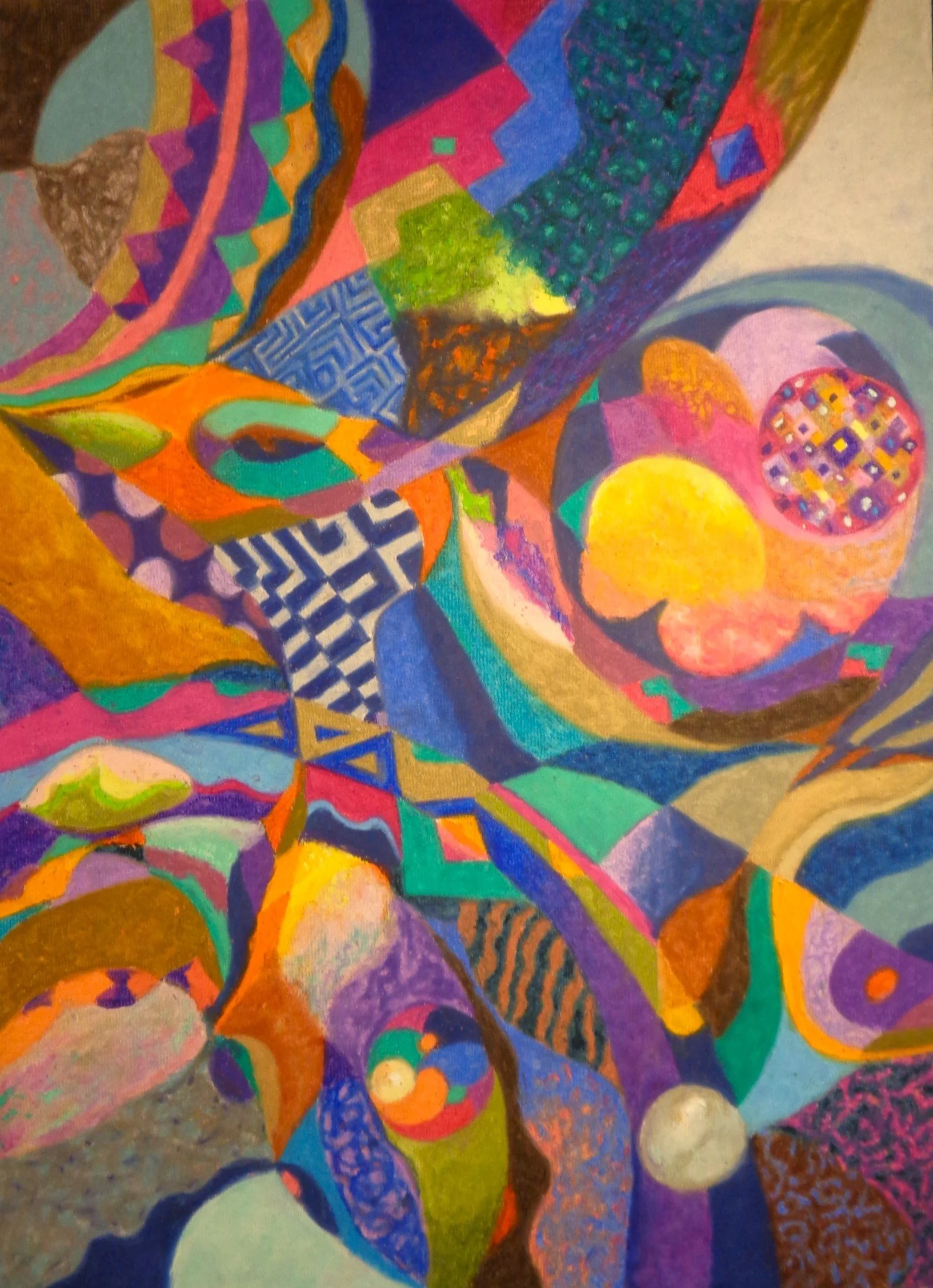 Terry Jackson - Saint Louis, Missouri - "No Title” 
Oil pastel on paper
24 × 18 in