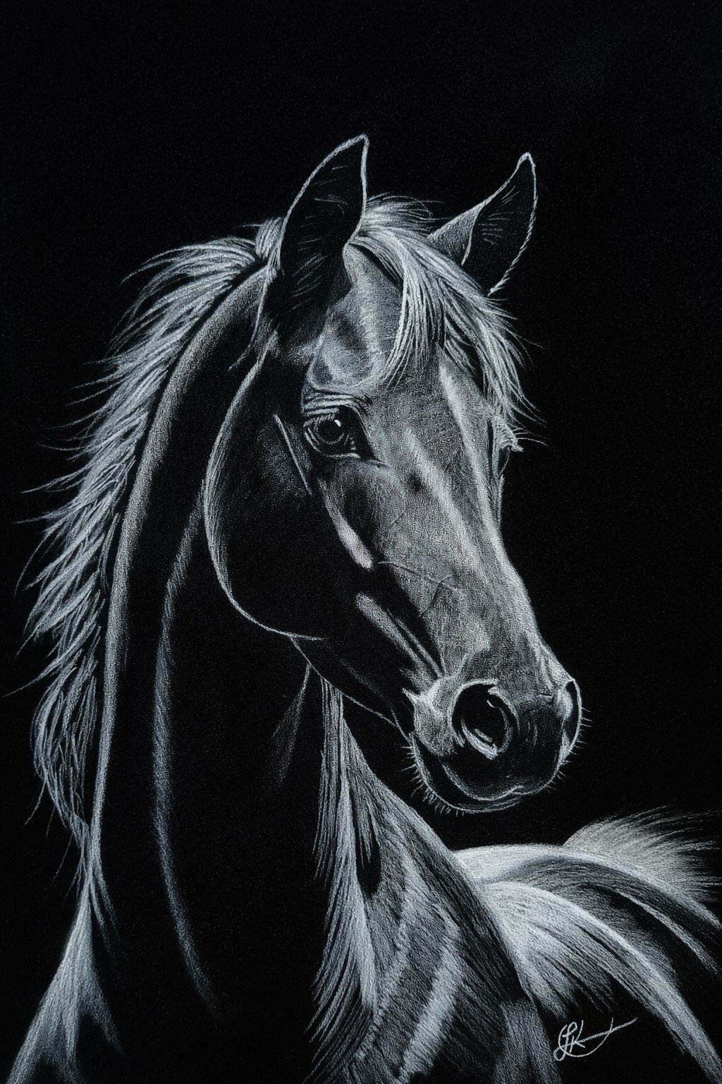 "Equinox," 8 x 12.5 in, Pastels