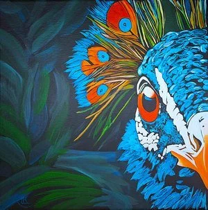 Lisa Clark - 

Pennsylvania. "Dazzler" 
Acrylic
12 x 12 in