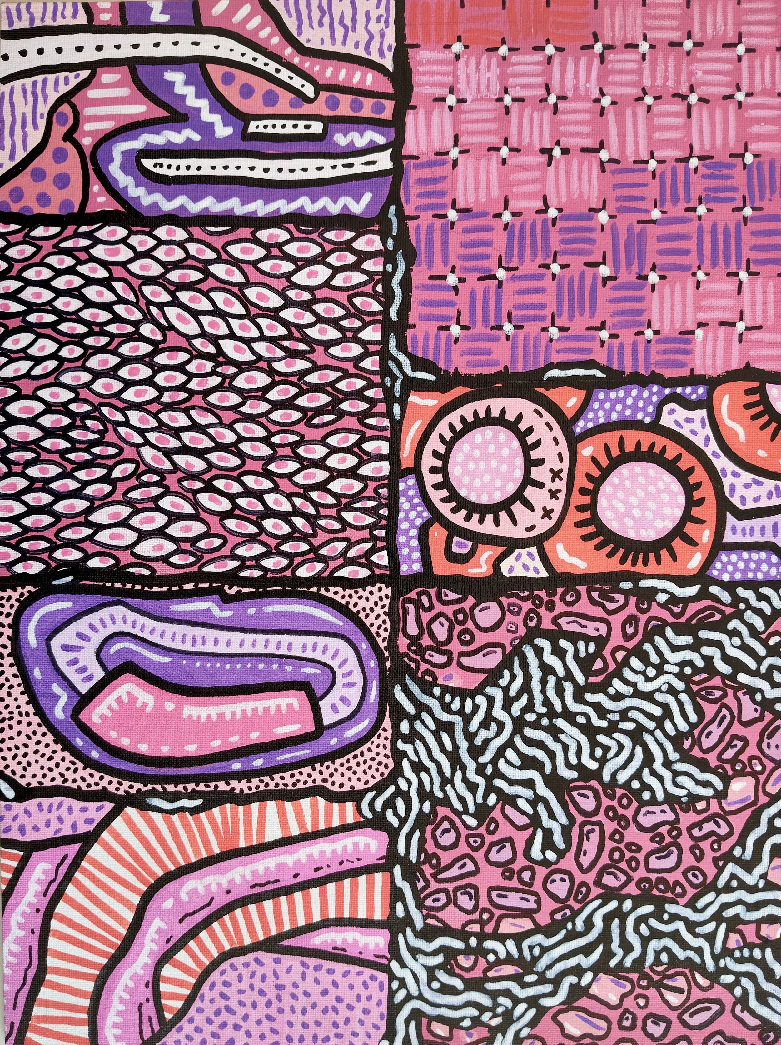Ivan Nasc - Almada, Portugal - 

“Entre a Matéria e o Silêncio / Between Matter and Silence,” 2026
Acrylic on canvas
40 x 30 cm