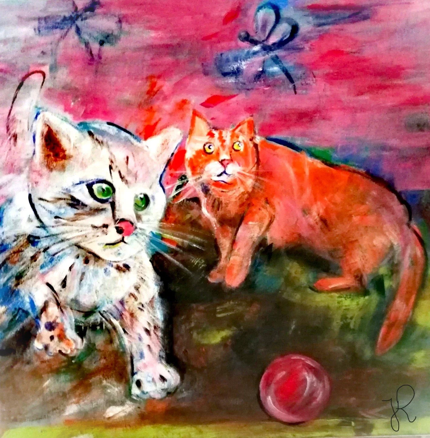 "Pink Hour," 2024 Acrylic on canvas. 60 x 60 cm
1st place winning art of “colorful expressions” A juried online art competition