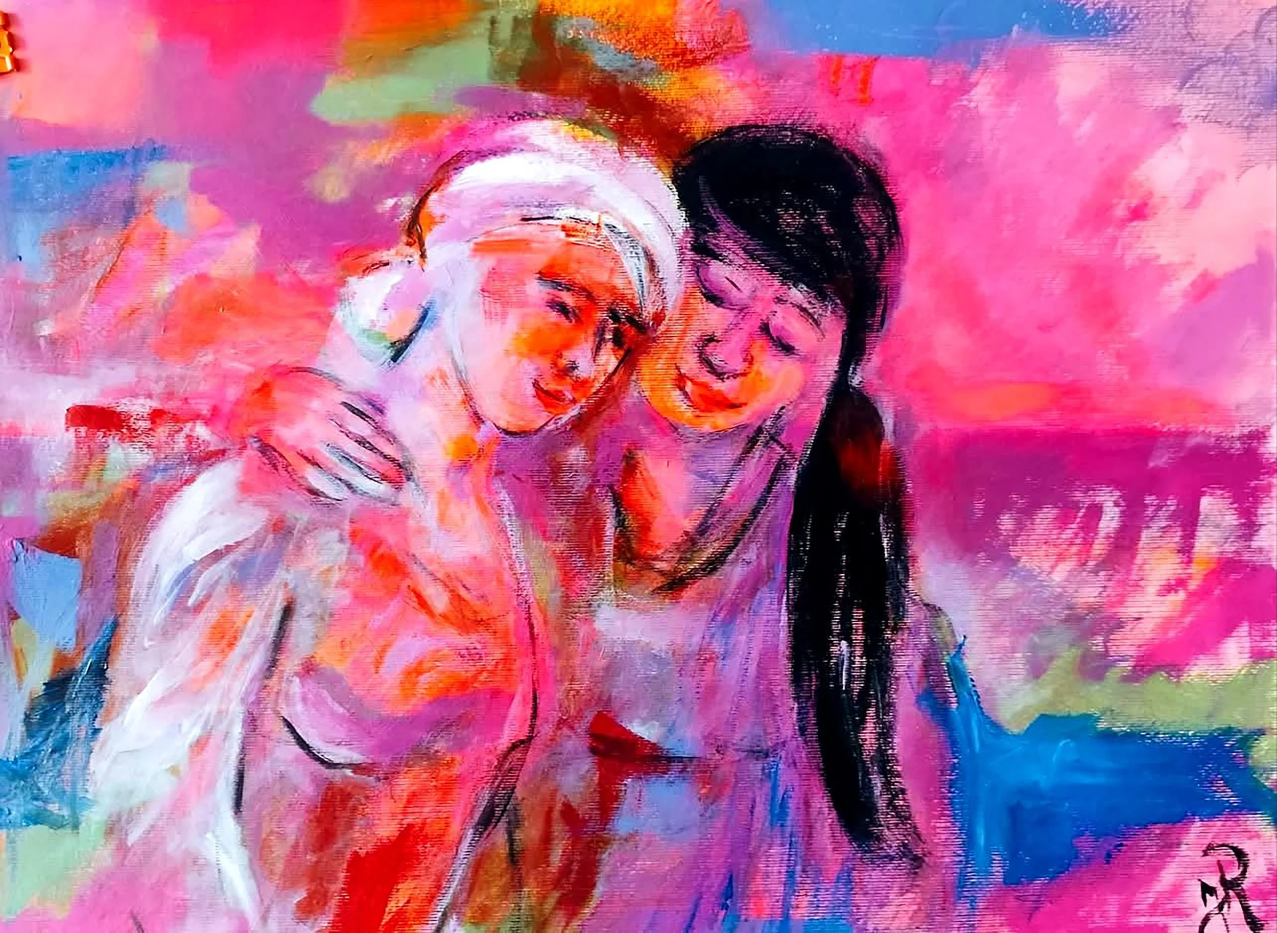 Joanna Rostanska - Olsztyn, Poland - 

"Pink Clouds ," 2025
Acrylics
34 x 24.5 cm