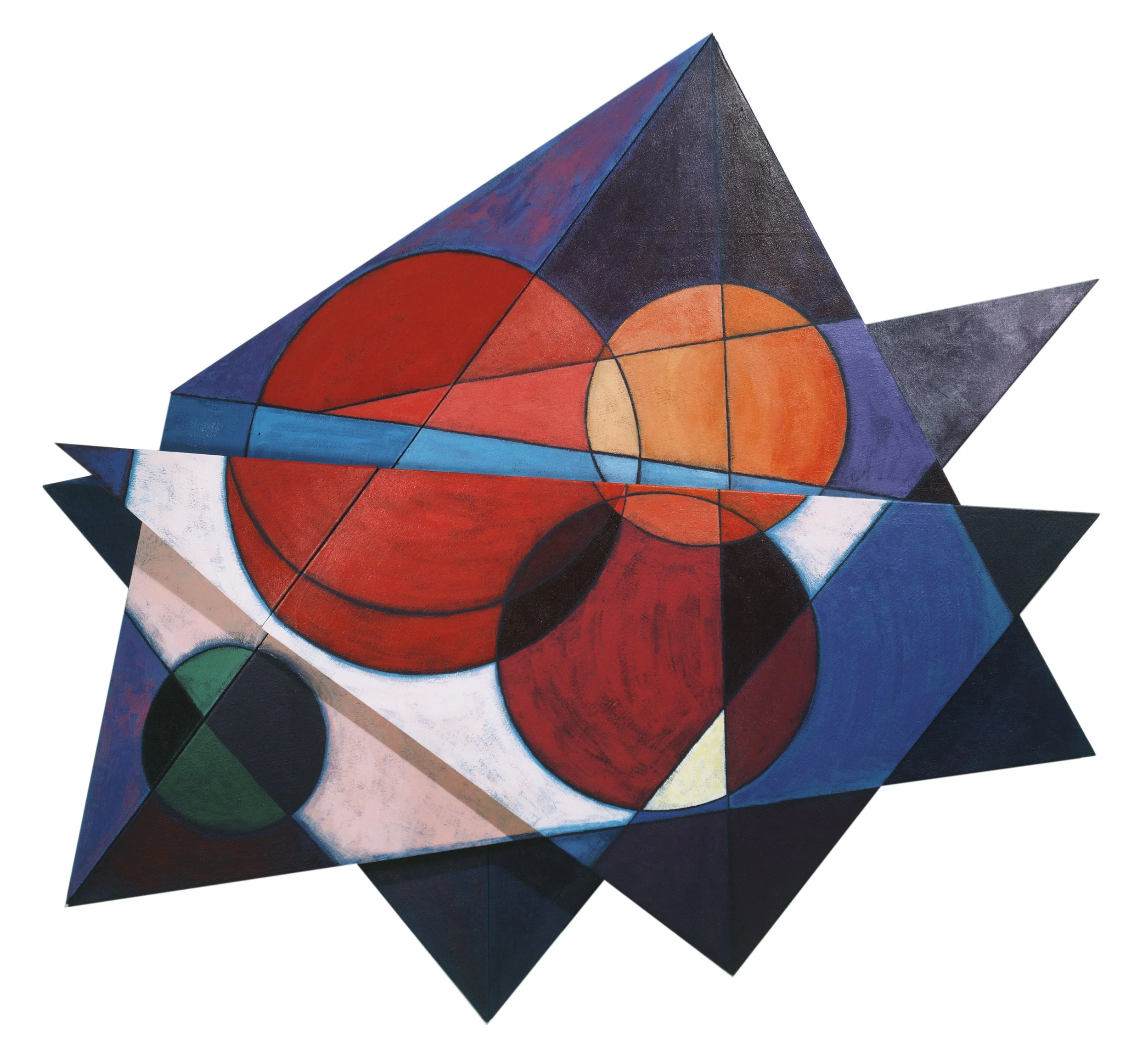 Marlene Siff - Westport, Connecticut -“Centered” 
Acrylic on Linen
59 x 50 in