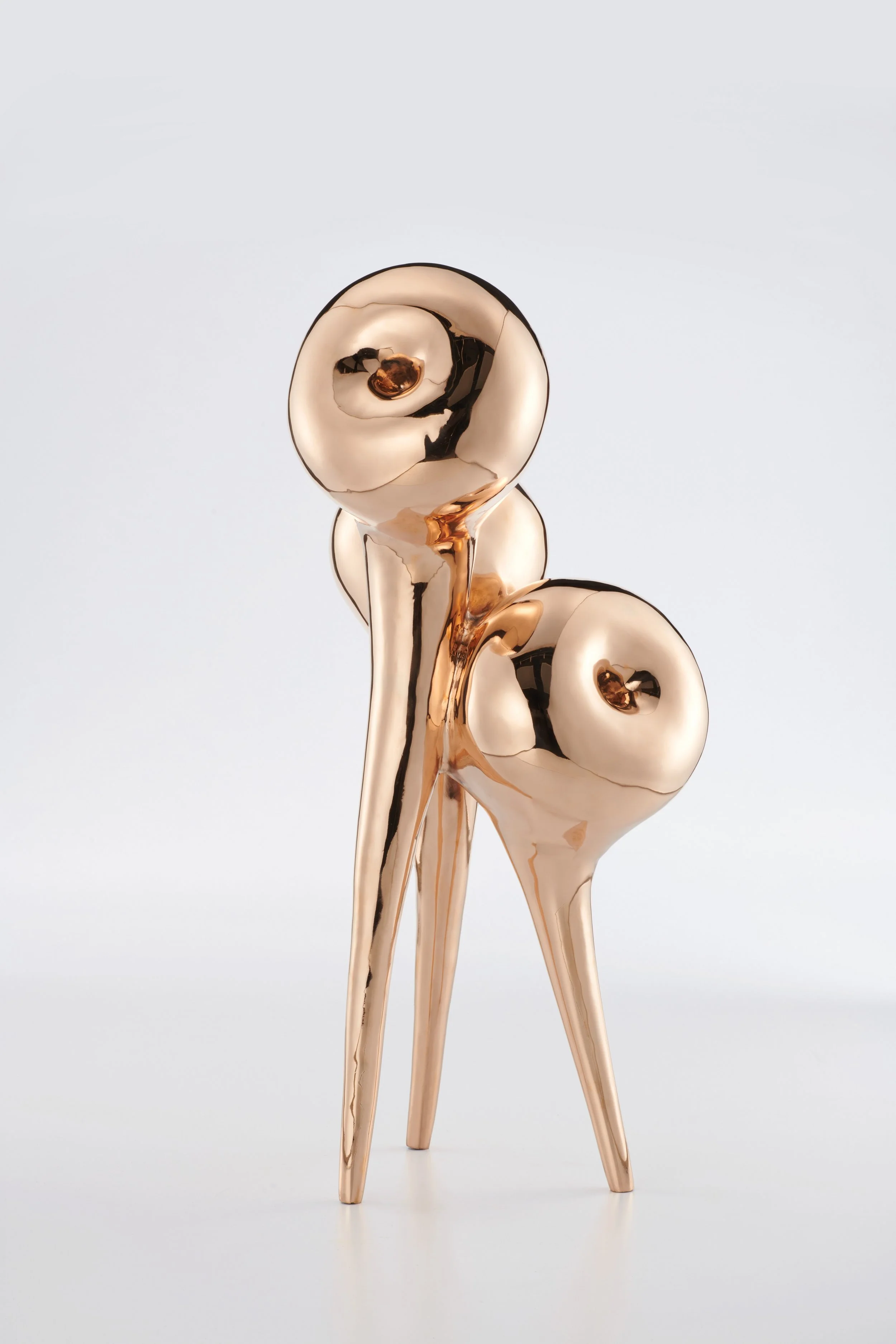 Jason Shih
Taoyuan District, Taiwan
"Harmony," 2023
Sculpture; Cast bronze and gold leaf
35 x 74 cm