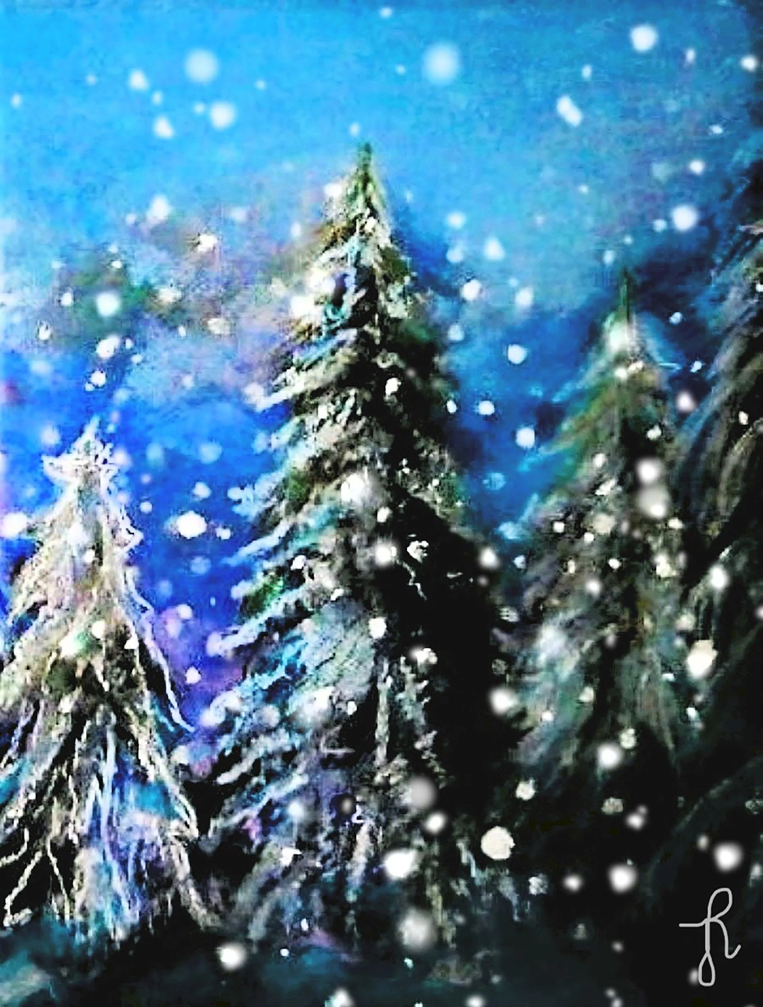 “SILENT NIGHT”, 2023 BY JOANNA ROSTANSKA
30 CM X 40 CM. PASTELS, A PEACEFUL
EVENING LANDSCAPE WITH FALLING SNOW
-
LOCATION: POLAND

