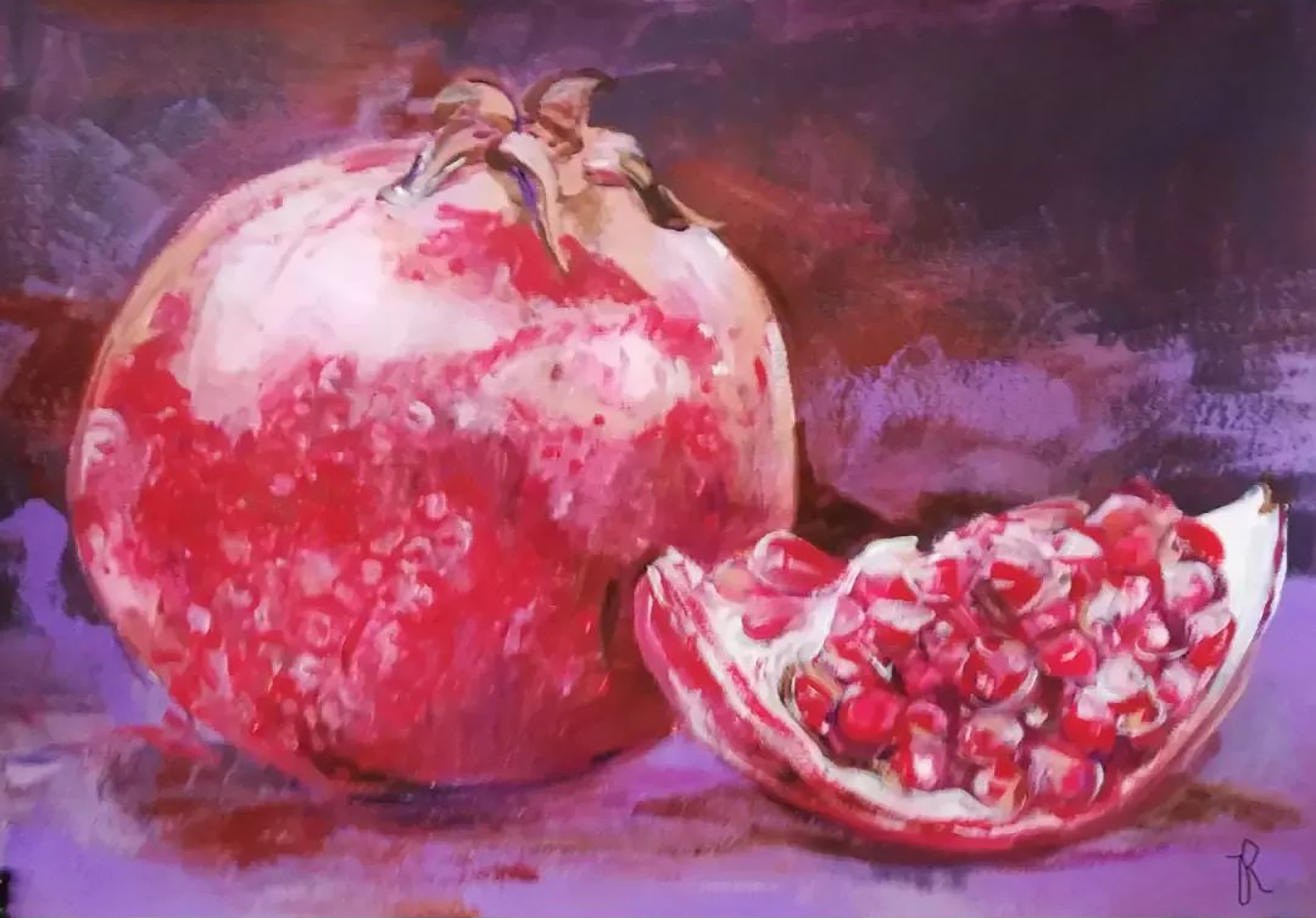 Joanna Rostanska
Poland
"Violet Likes Red" 2023
Acrylics
40 x 28 cm