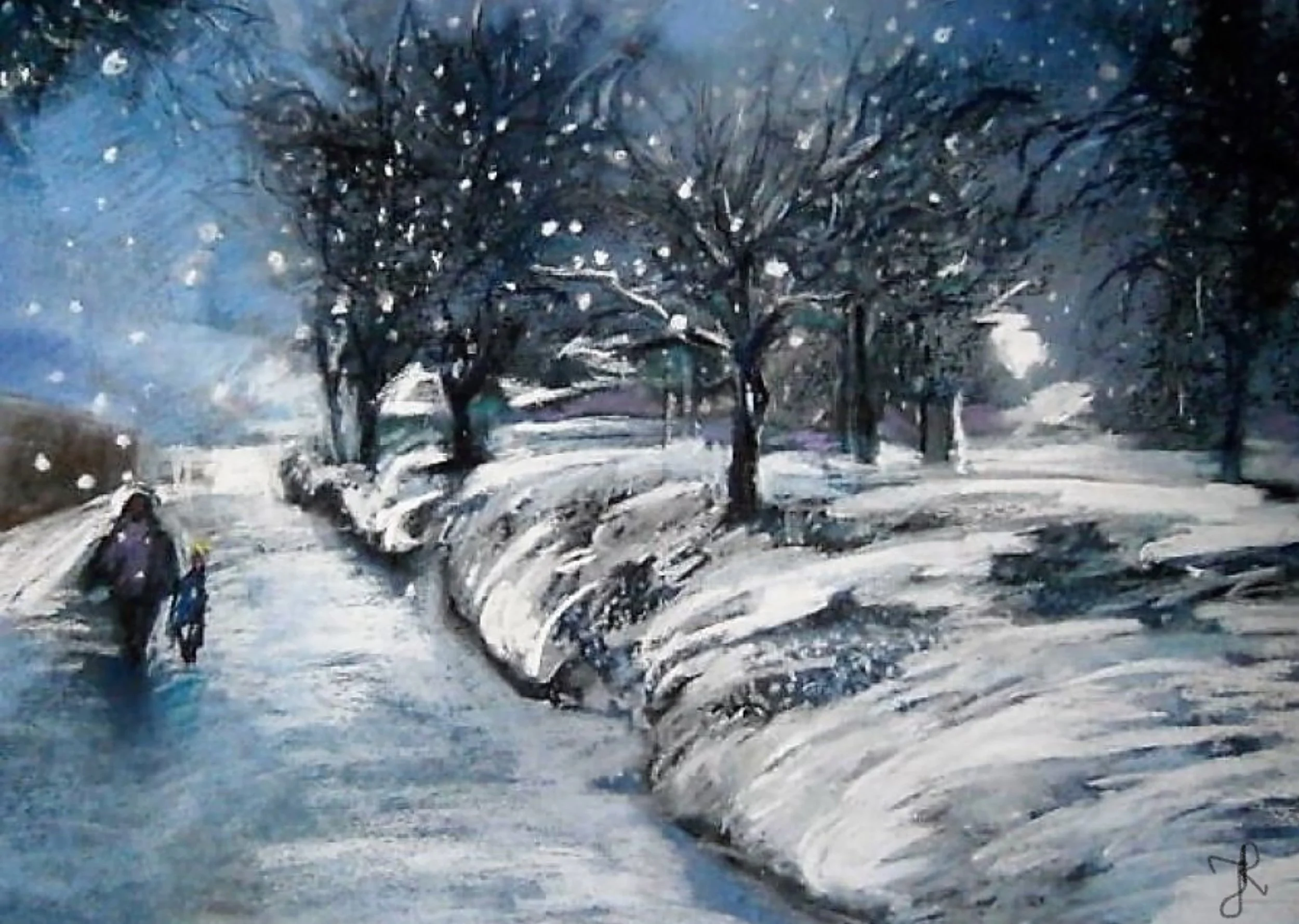 “THE BEAUTY OF WINTER”, 2024 BY JOANNA ROSTANSKA
50 CM X 35 CM. PASTELS, EMOTIONS RELATED TO THE WINTER LANDSCAPE
-
LOCATION: POLAND