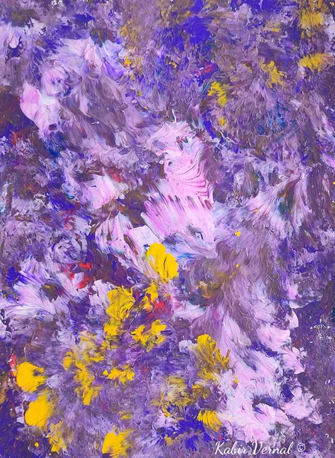 Kabir Vernal
Hyderabad, India

“Nebula,“ 2026
Acrylic Painting on 300 GSM watercolor paper
8 x 11 in