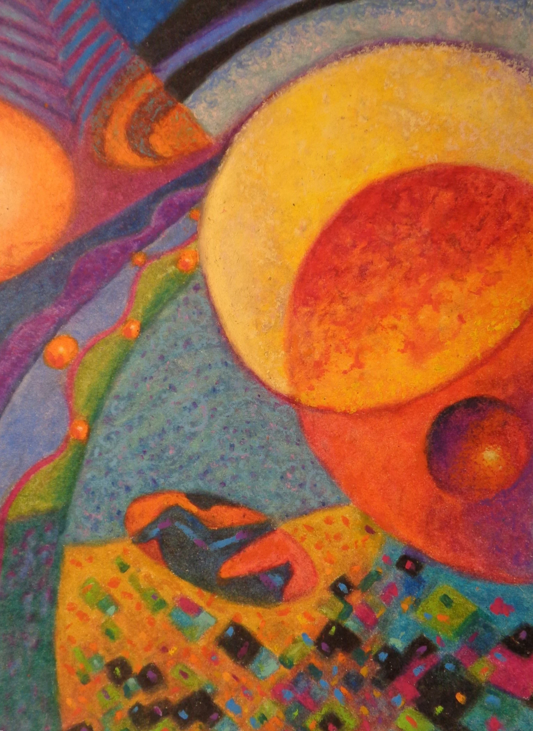 Terry Jackson - Saint Louis, Missouri - “No Title” 
Oil pastel on paper
9 × 12 in