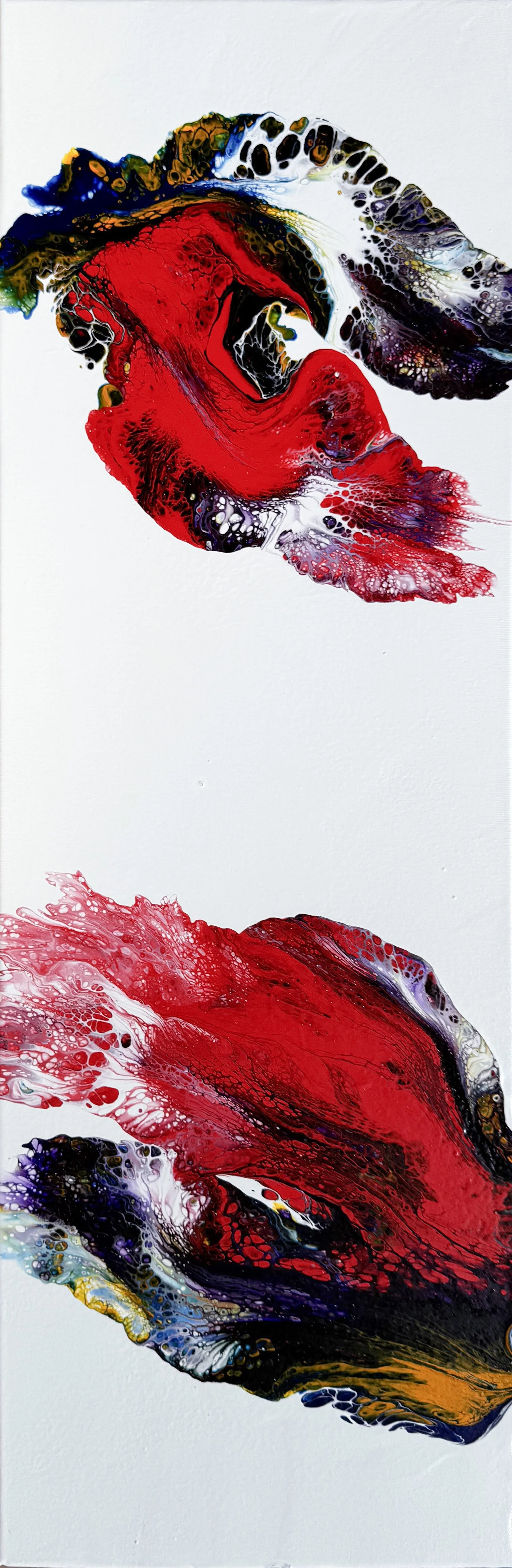 Kathy Sayad Zatari
United States  

"Not Going Back," 2025
Mixed Media
12 x 36 in