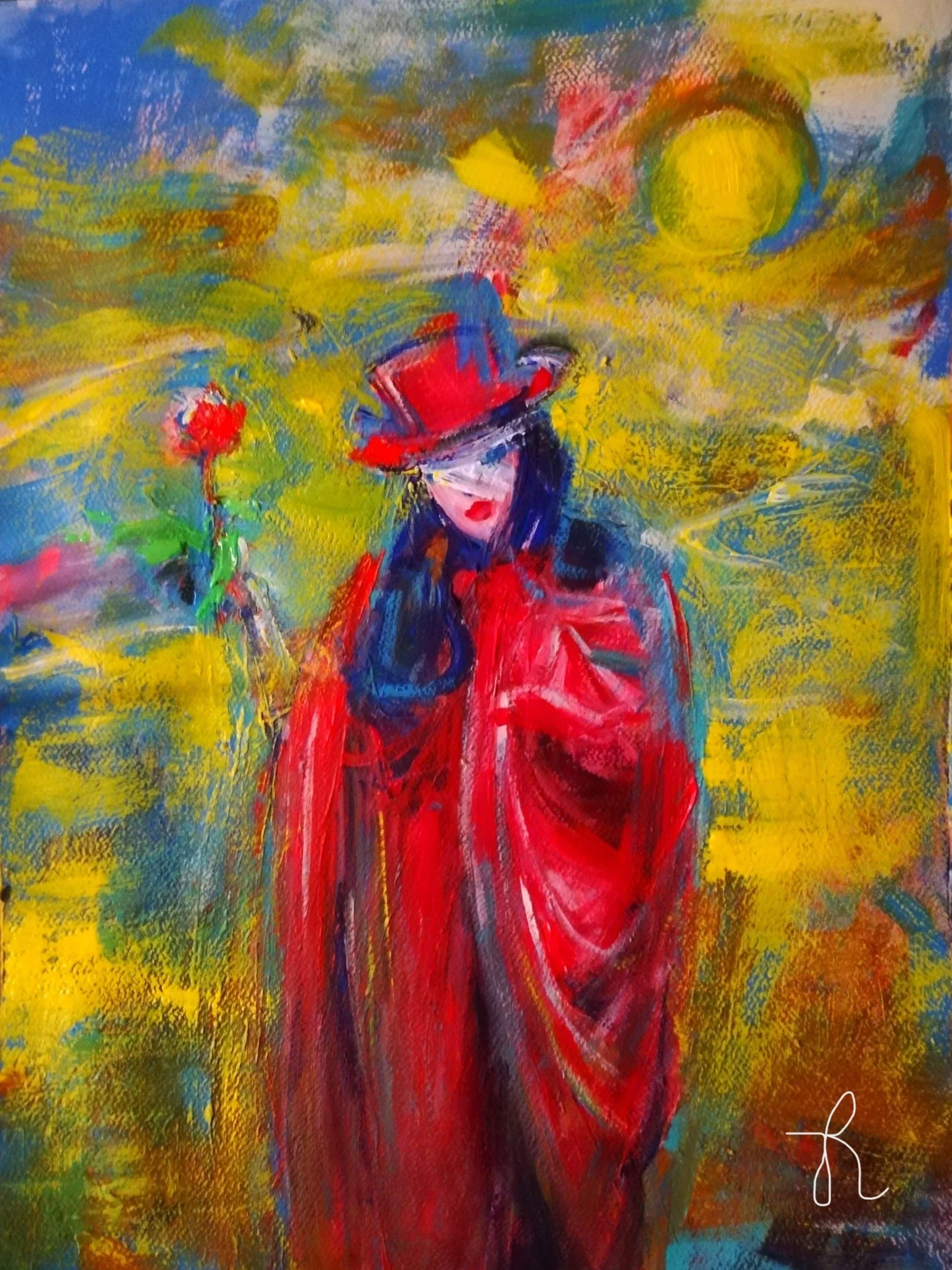 “Carnival season”, acrylic. 42 x 56 cm