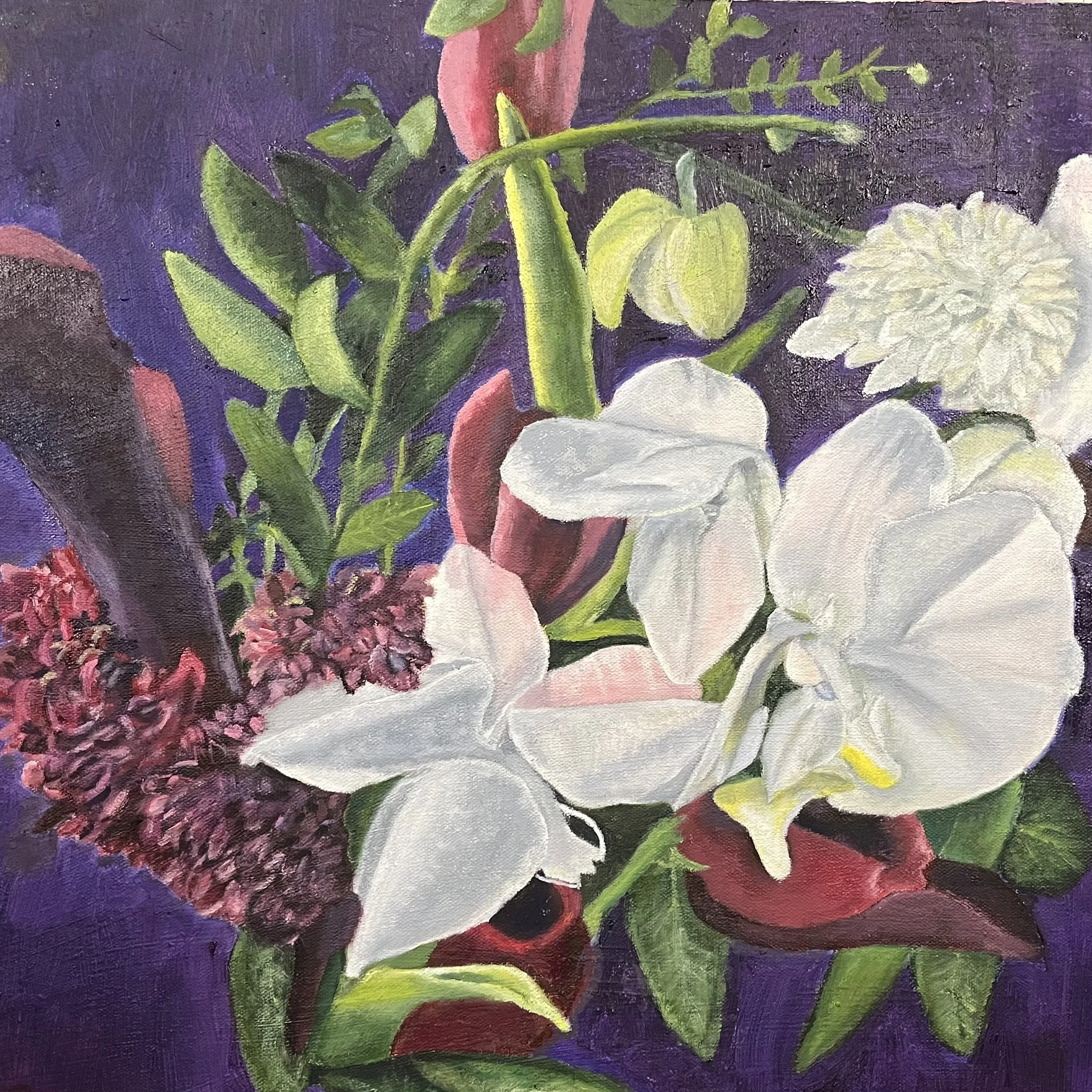 “DRIFTING ORCHID”, 2025 BY
MICHELLE OATSSMITH
OIL