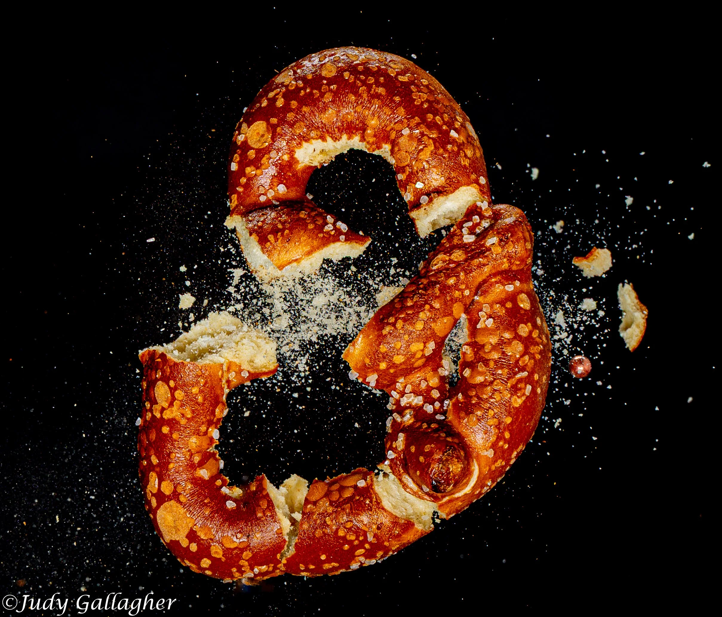 “Pretzel Bullet”, photography. 11 in x 14 in
