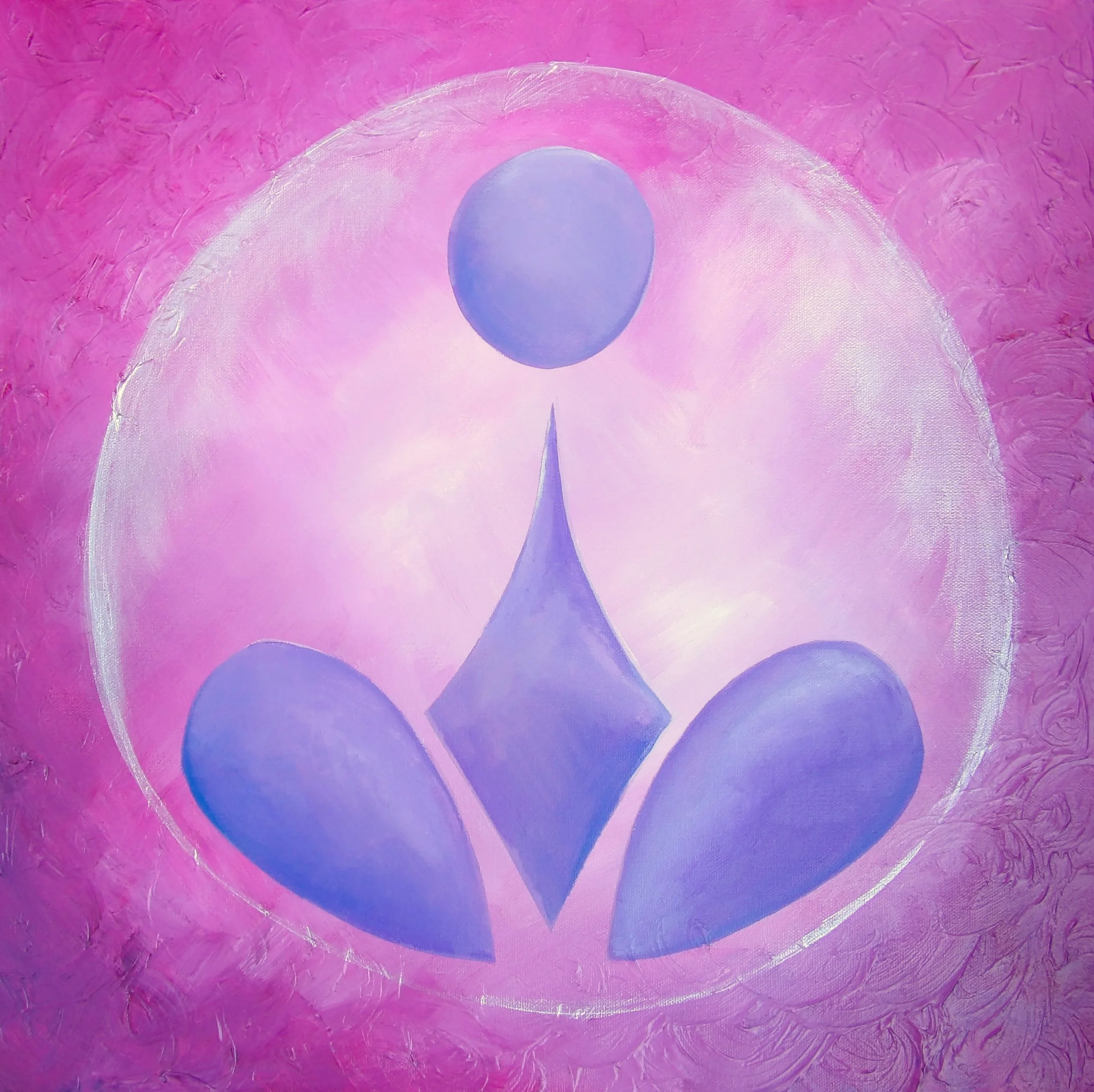 Jennifer Hannigan-Green - Benton Harbor, Michigan - "Aura of Peace” 
Acrylic on Canvas
20 × 20 in