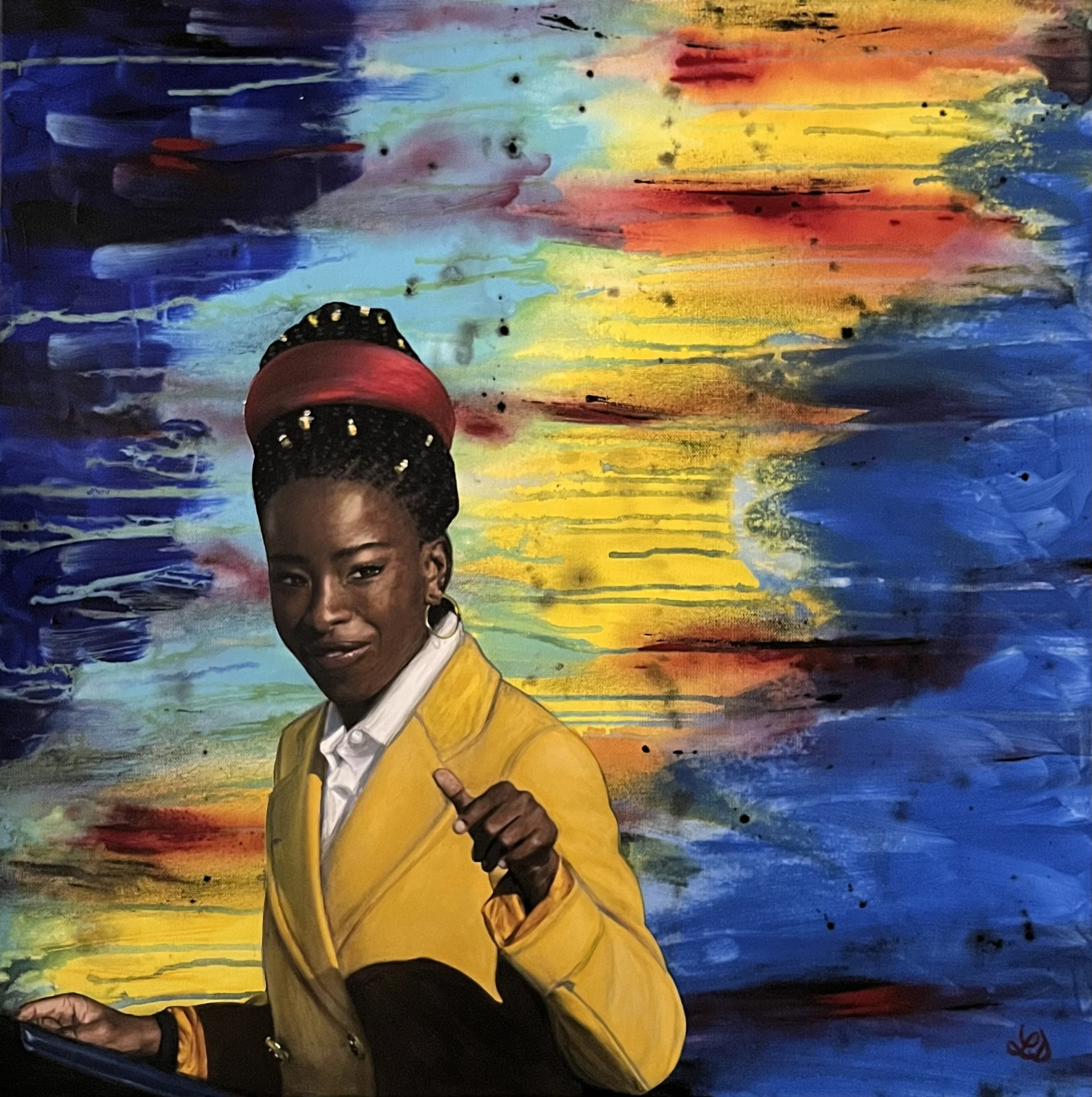 Lisa D'Amico
New York
"Sonic Poet,” 2023
Acrylic & Resin
24 x 24 in