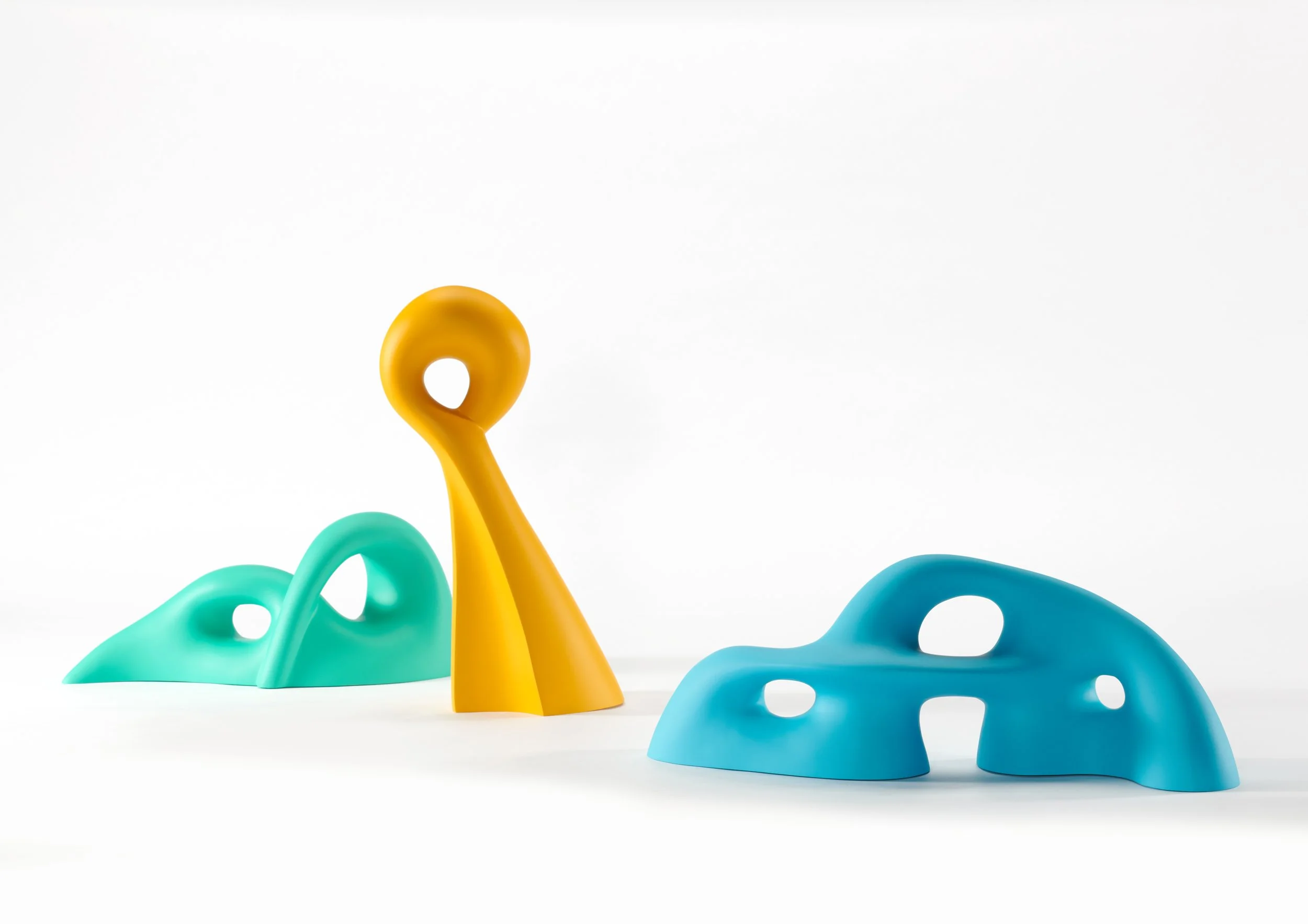 Jason Shih
Taiwan

"Trilogy-Sunshine.Valley.Coastline," 2023
Sculpture; Painted PLA
180 x 80 cm

